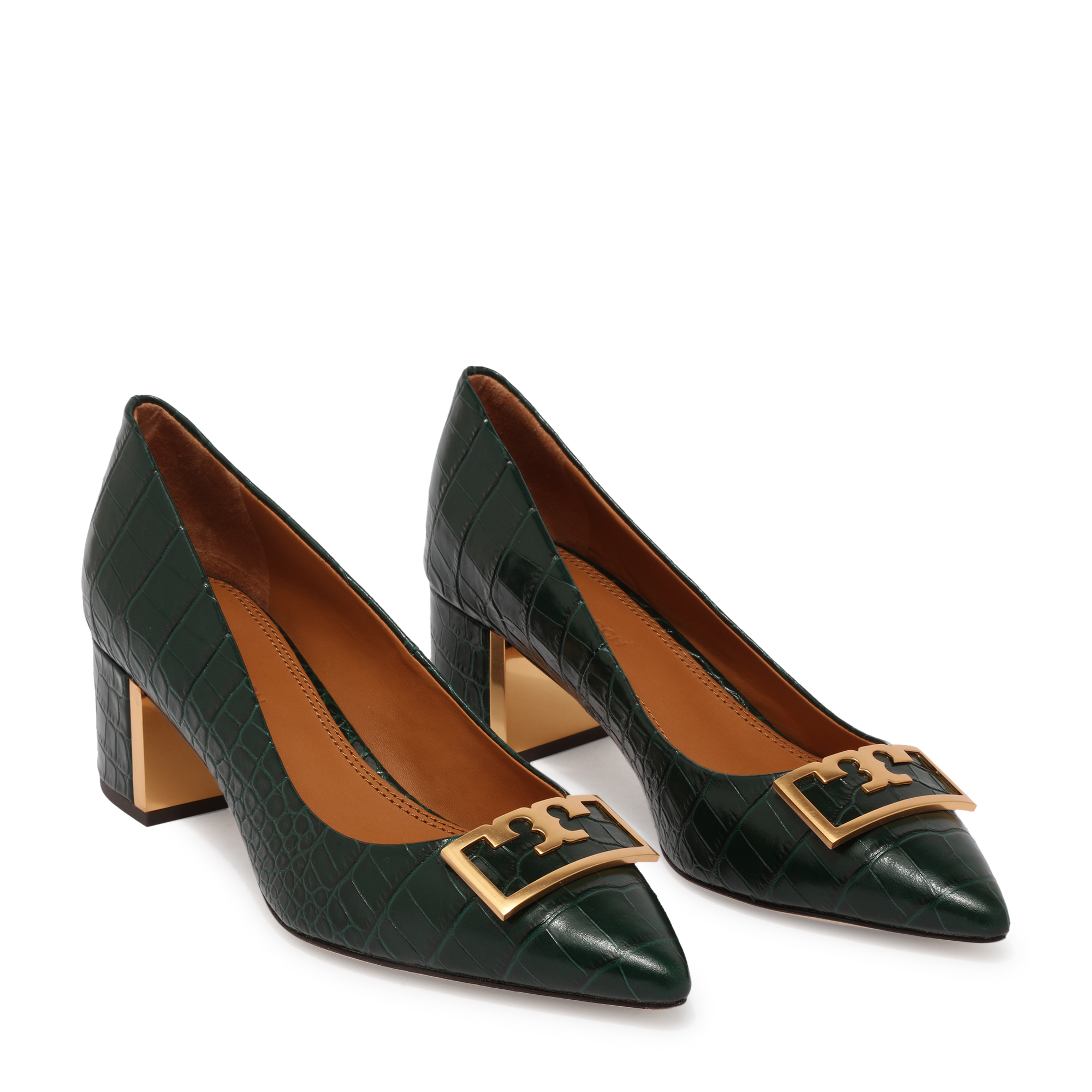 

Gigi point-toe pumps, Green