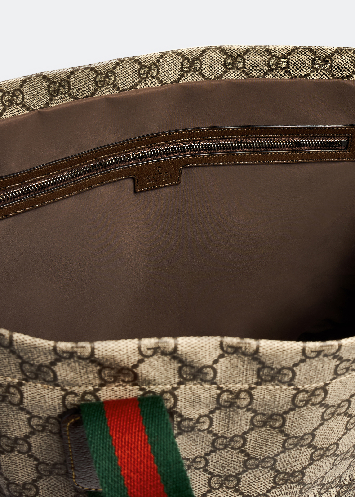 GG Supreme Tender Medium Tote Bag in Beige - Gucci