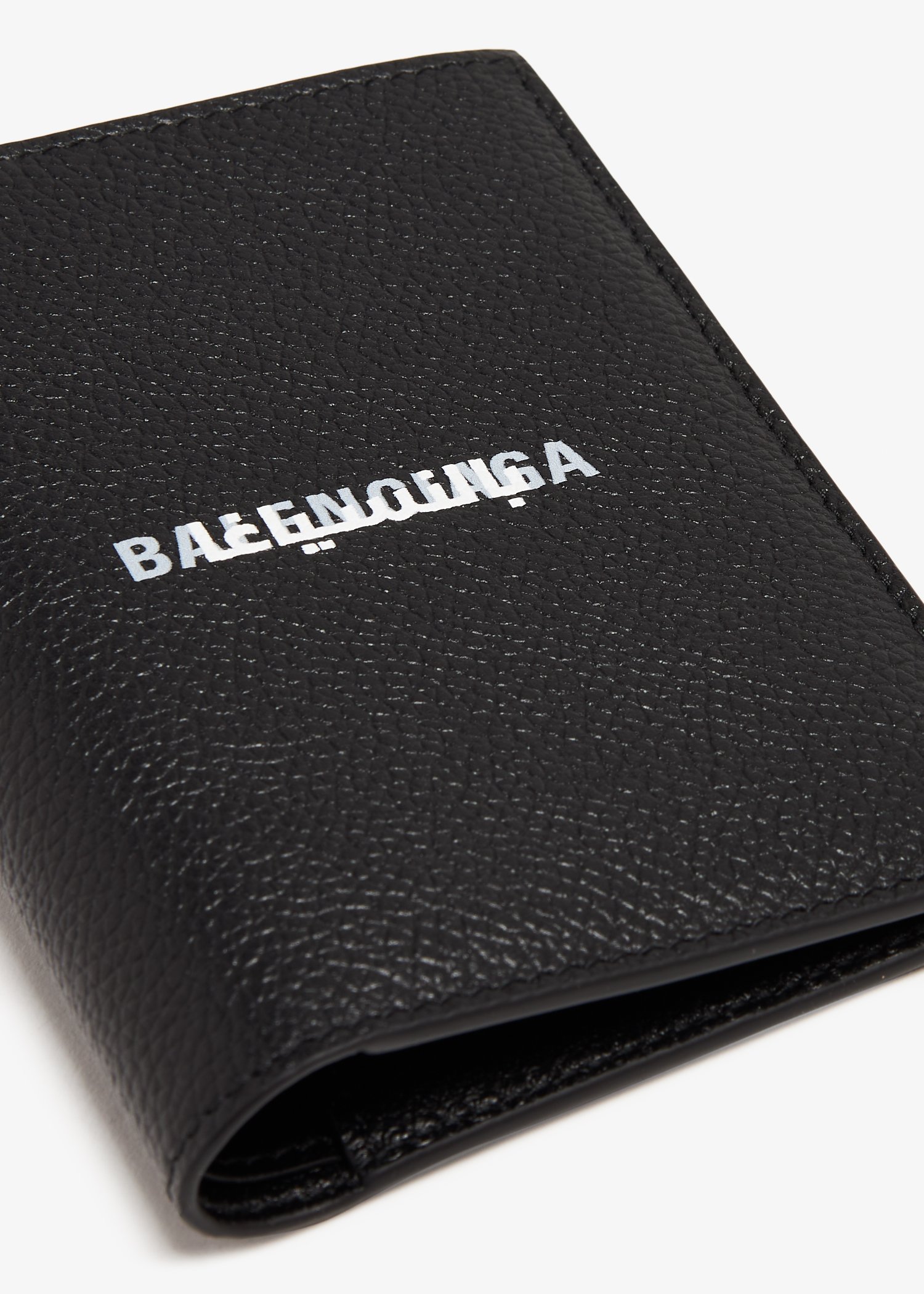 Balenciaga Cash vertical bi-fold wallet for Men - Black in UAE 
