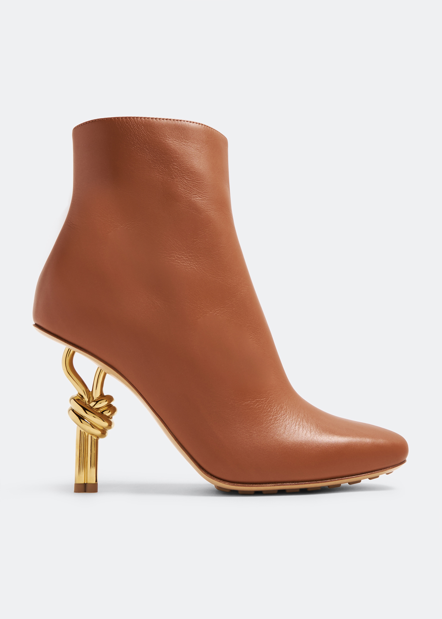 Bottega veneta leather ankle boots best sale