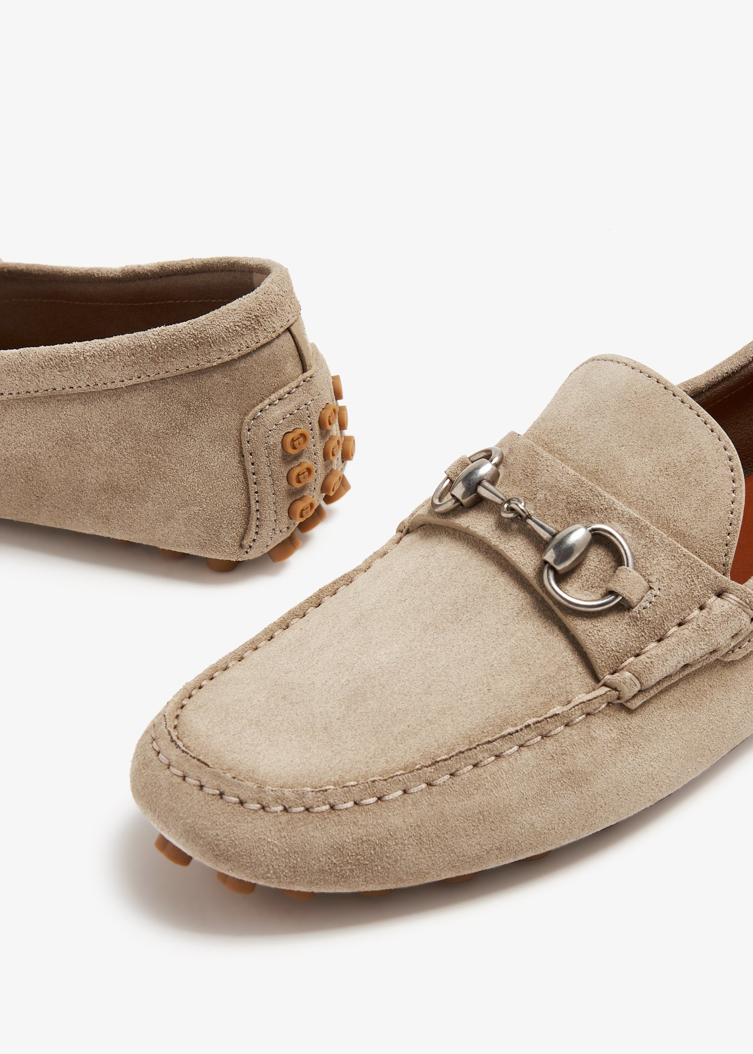 Mens gucci sale suede loafers sale