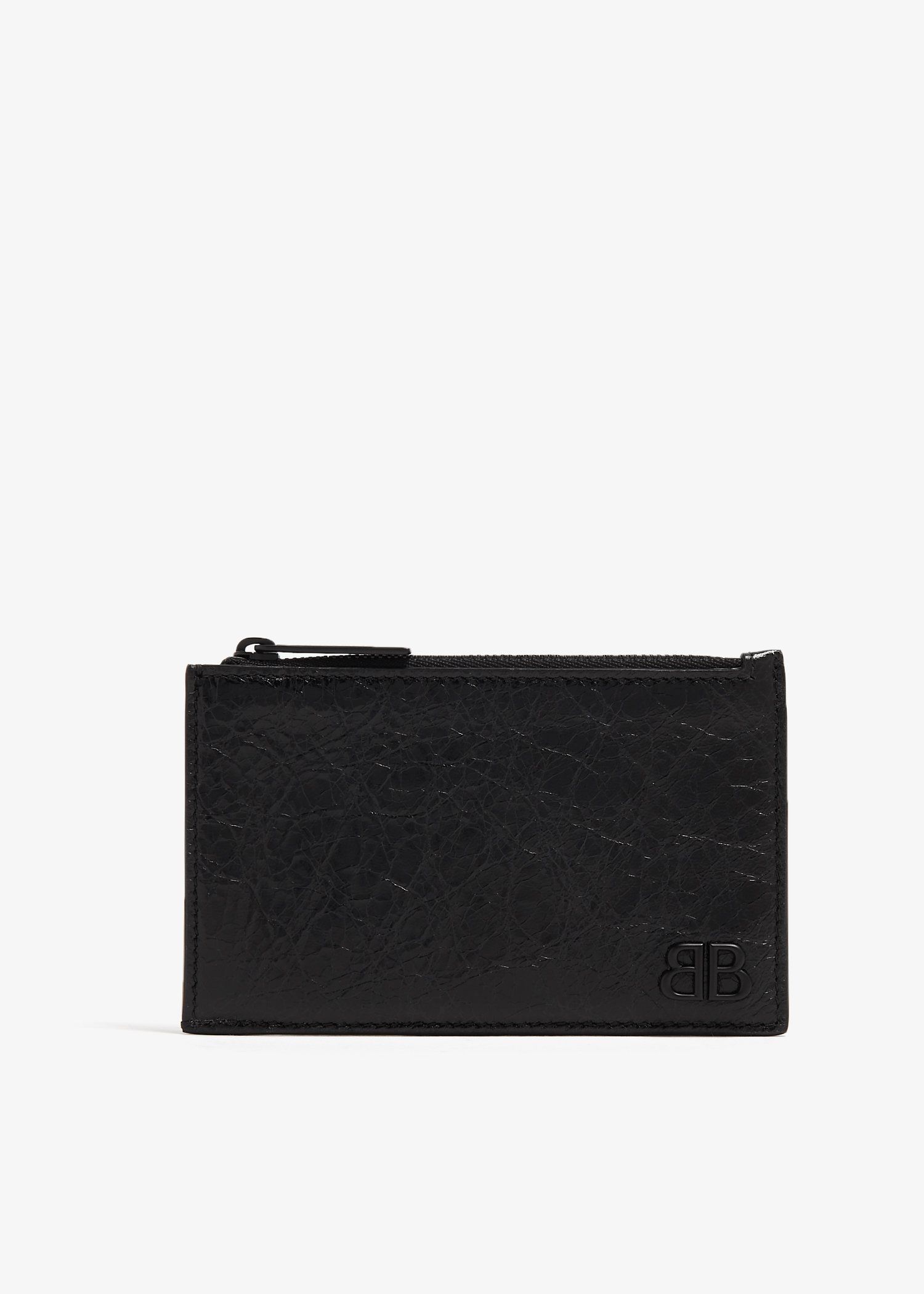 

Monaco long coin and card case, Black