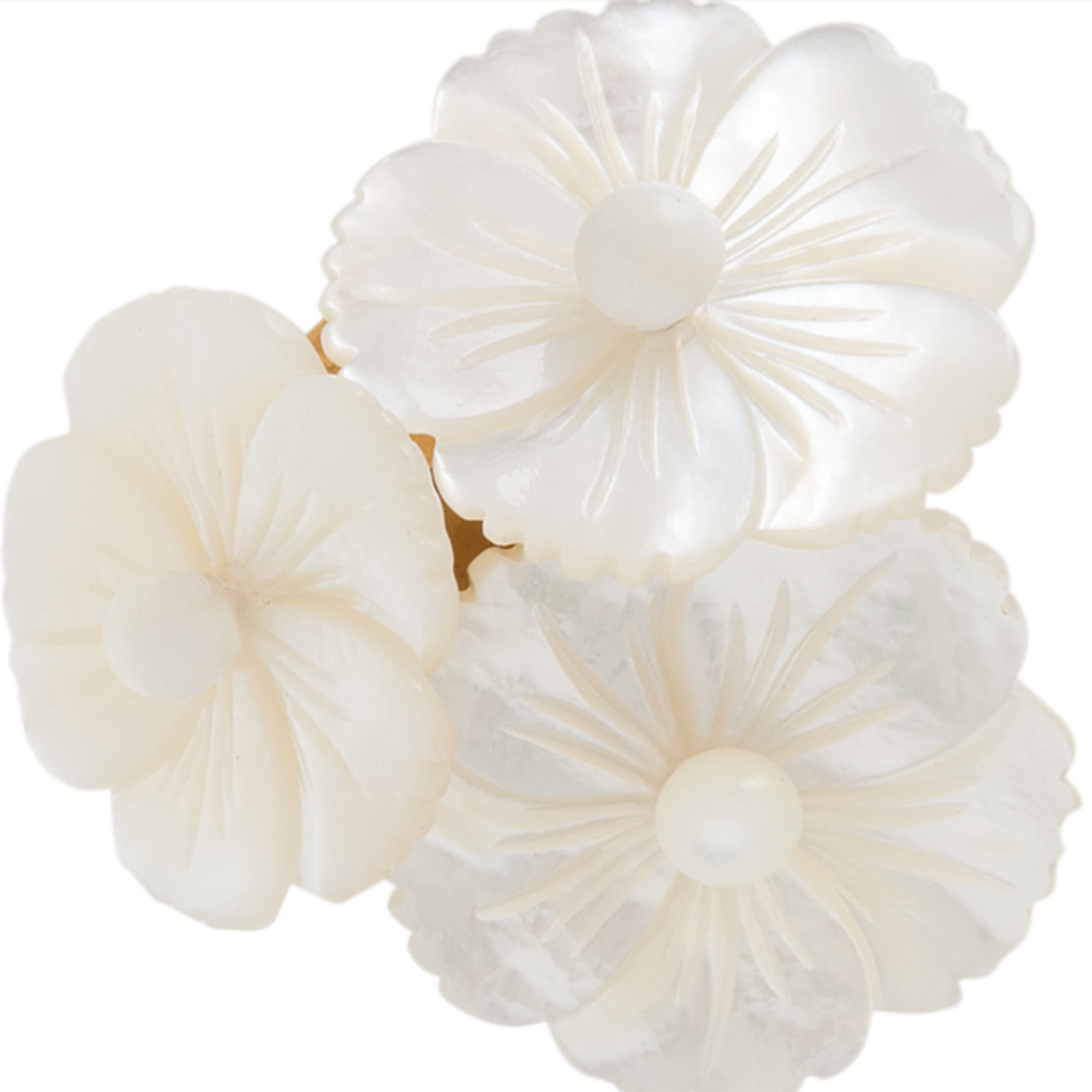 

Tallulah earrings, White