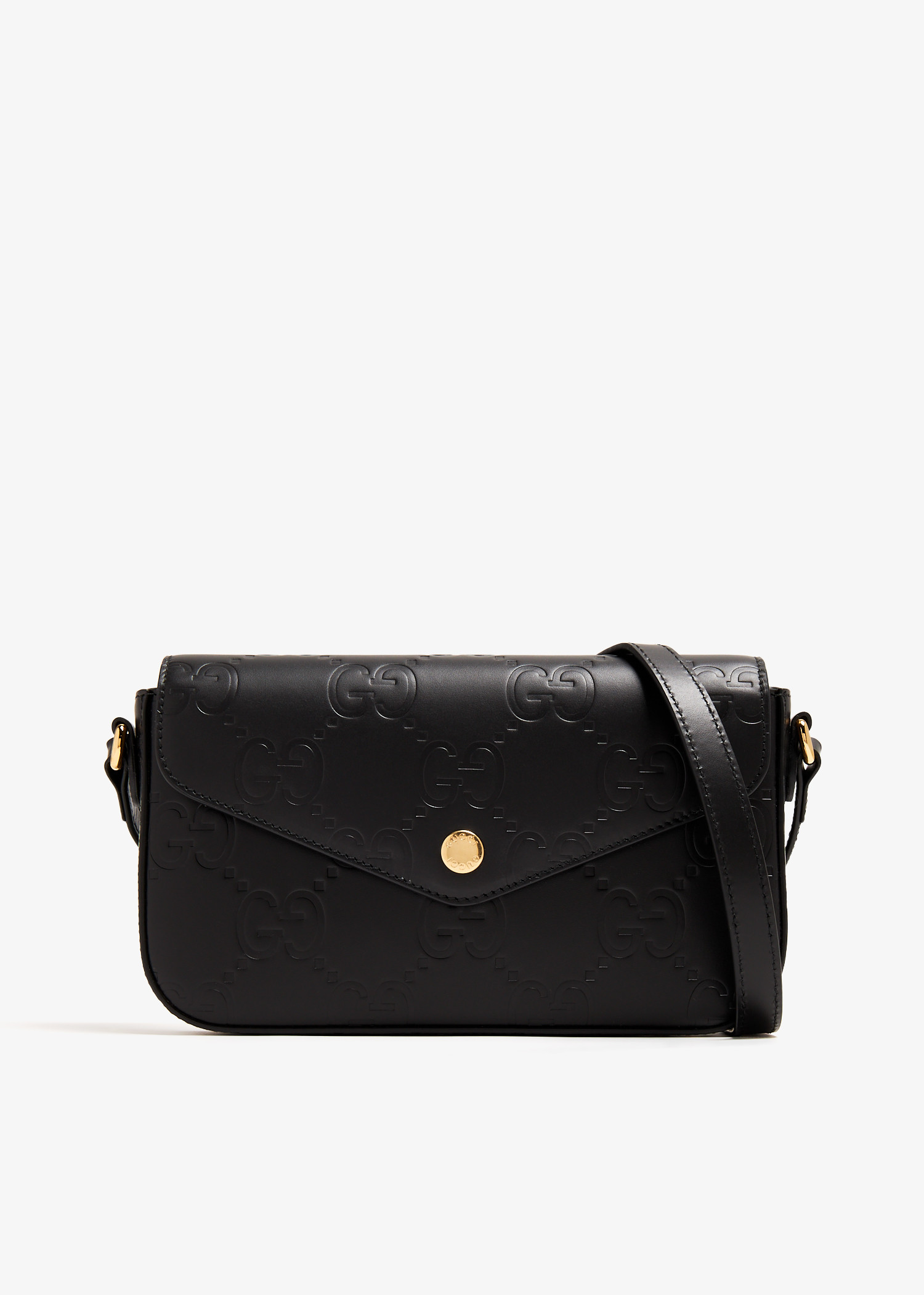 

GG Super Mini shoulder bag, Black