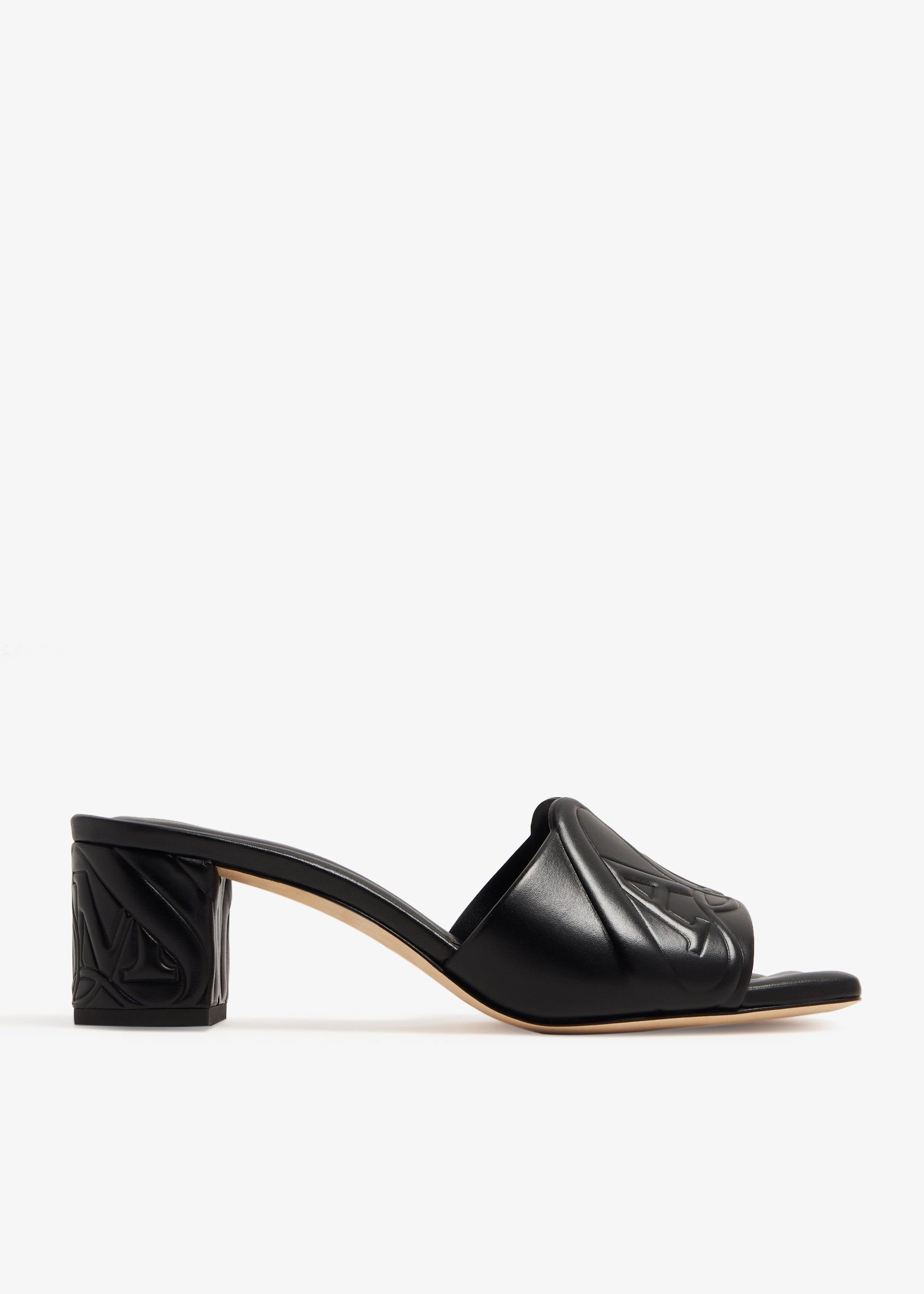 

Leather sandals, Black