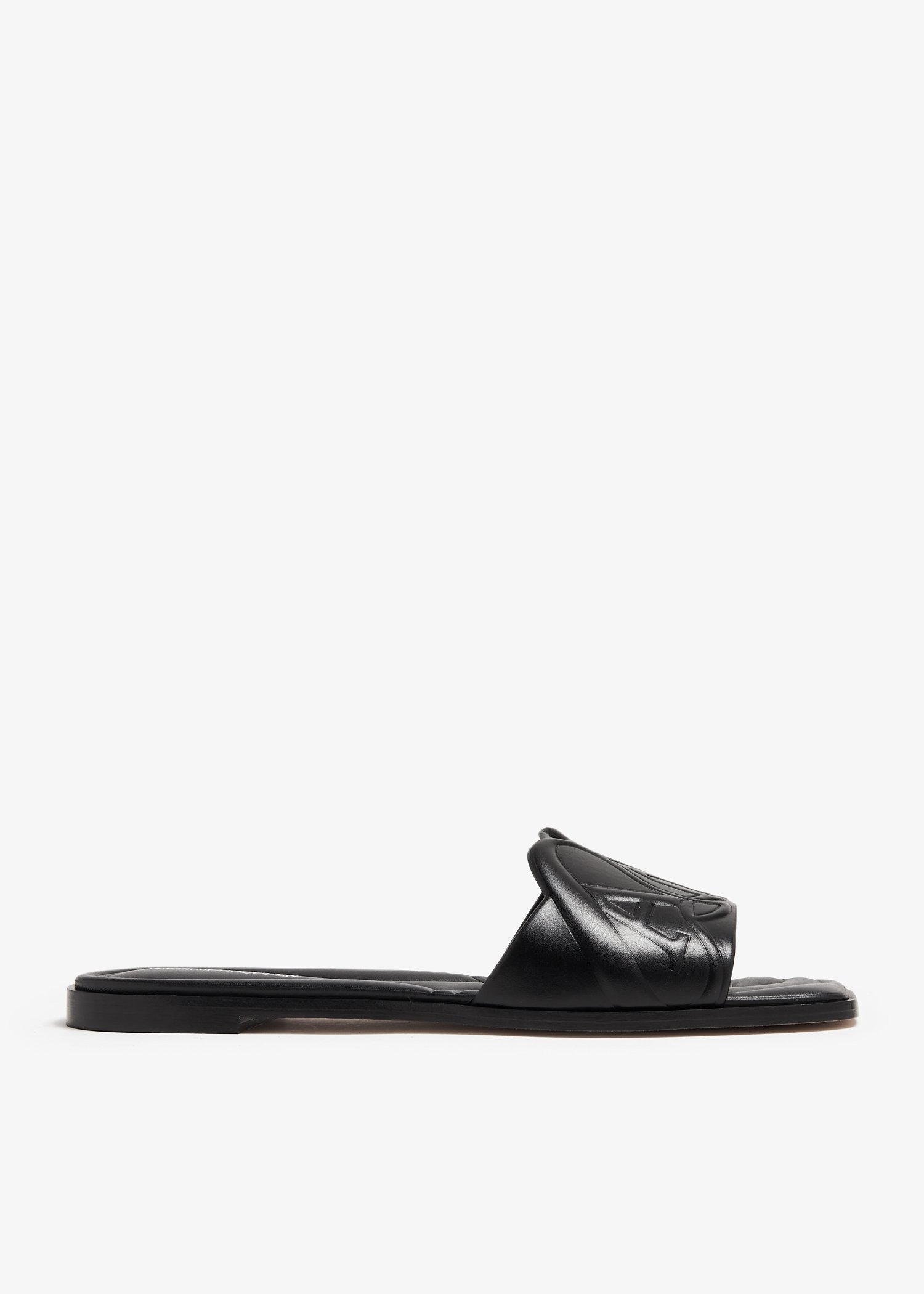 

Leather sandals, Black