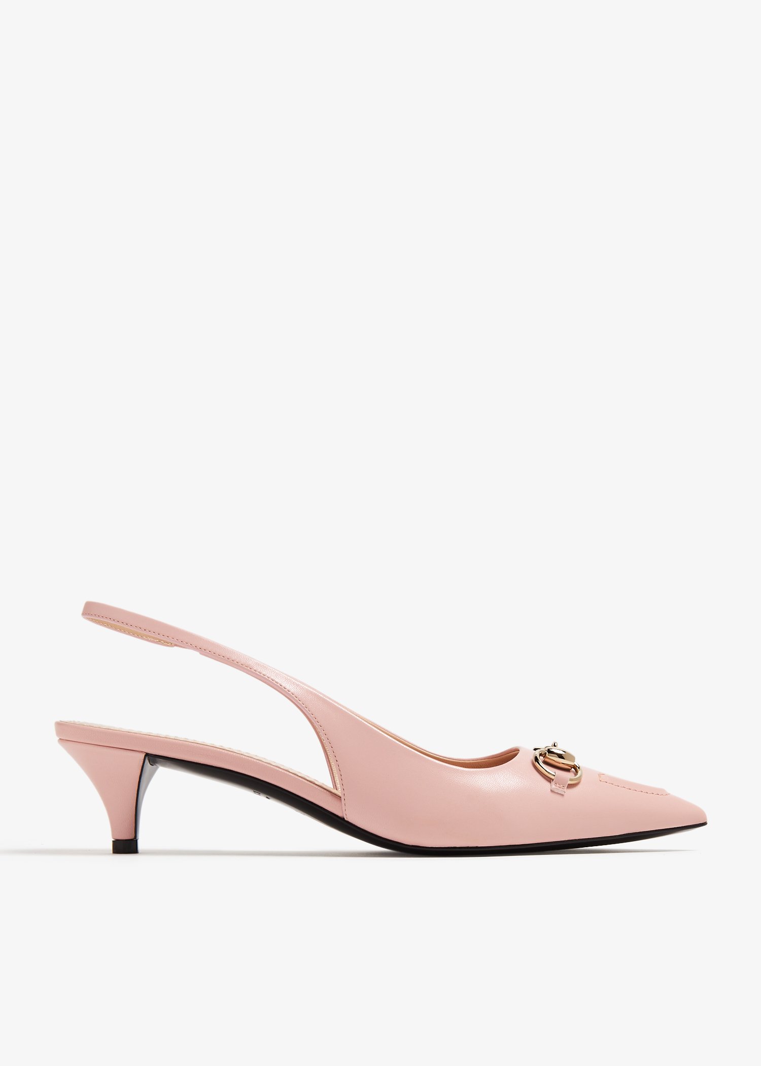 

Horsebit slingback pumps, Pink