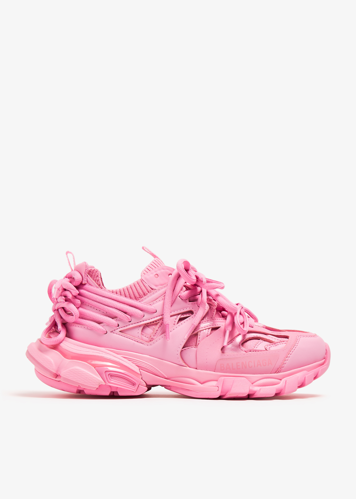 

Track laces sneakers, Pink