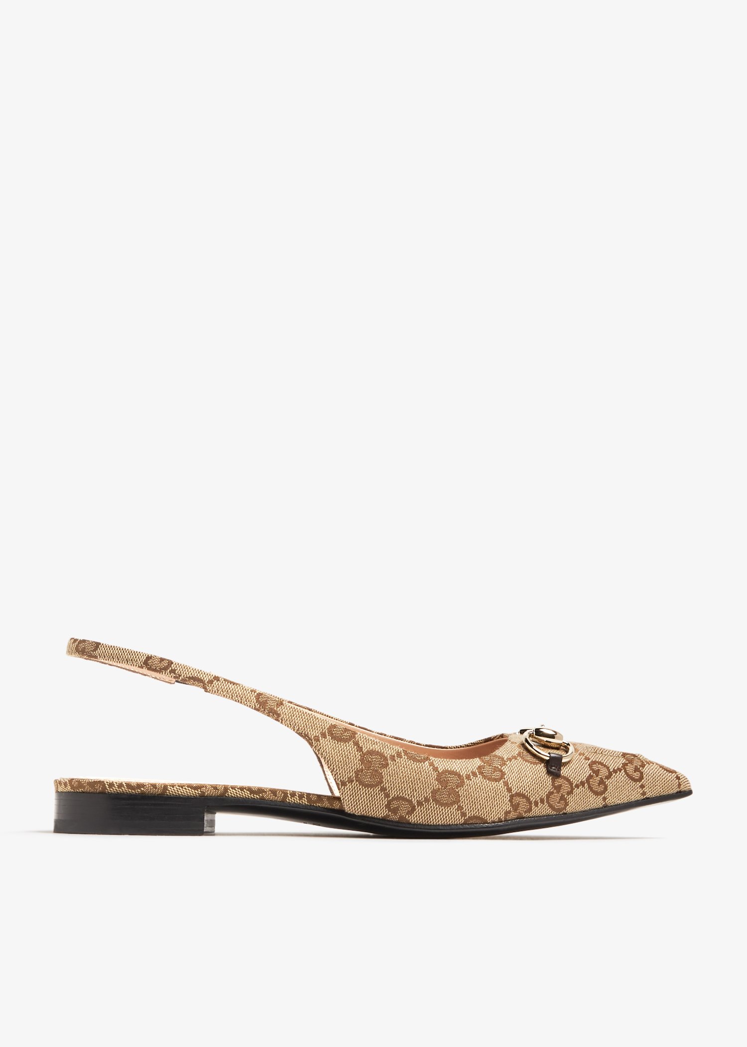 

Horsebit slingback ballet flats, Prints