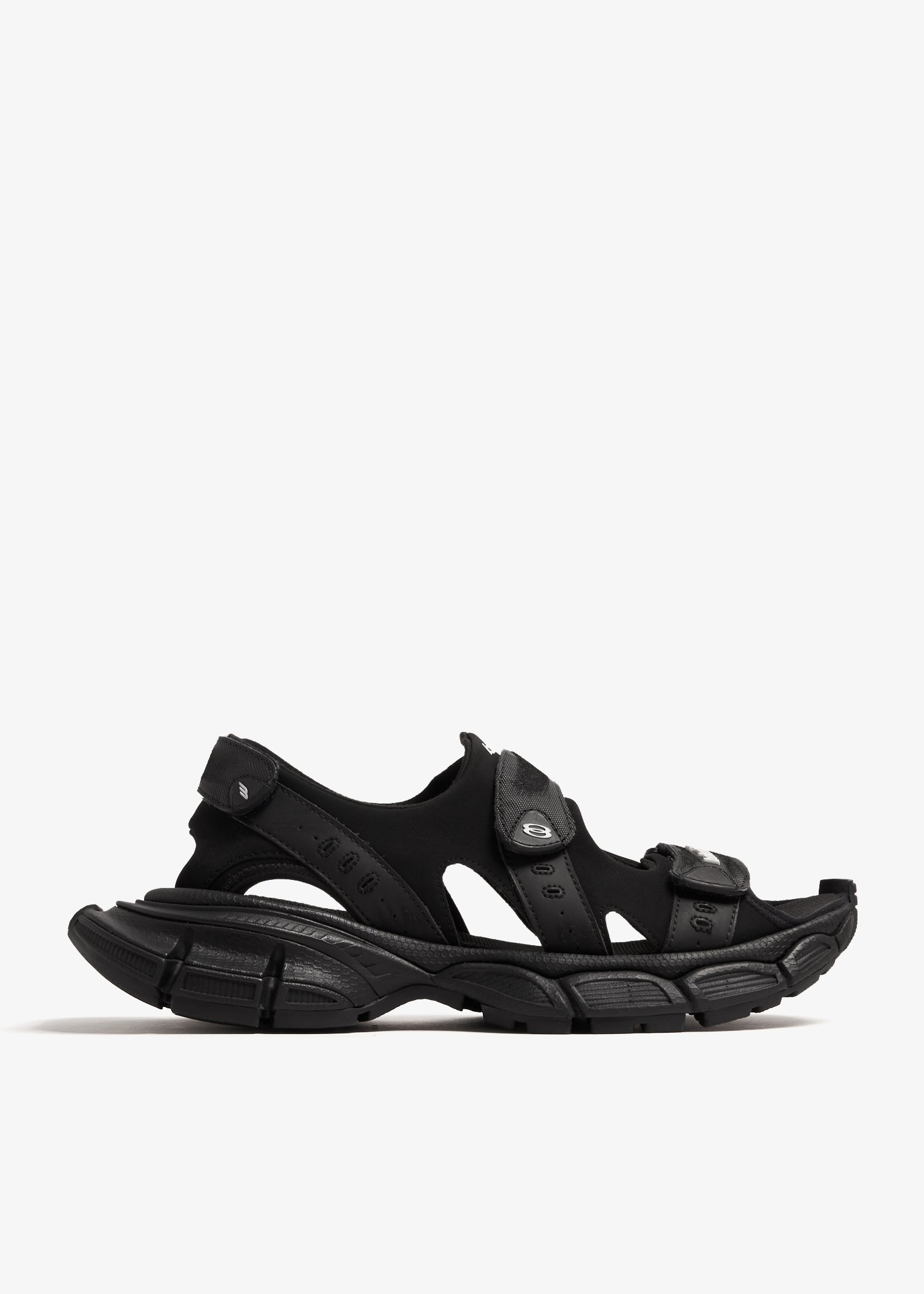 

3XL sandals, Black