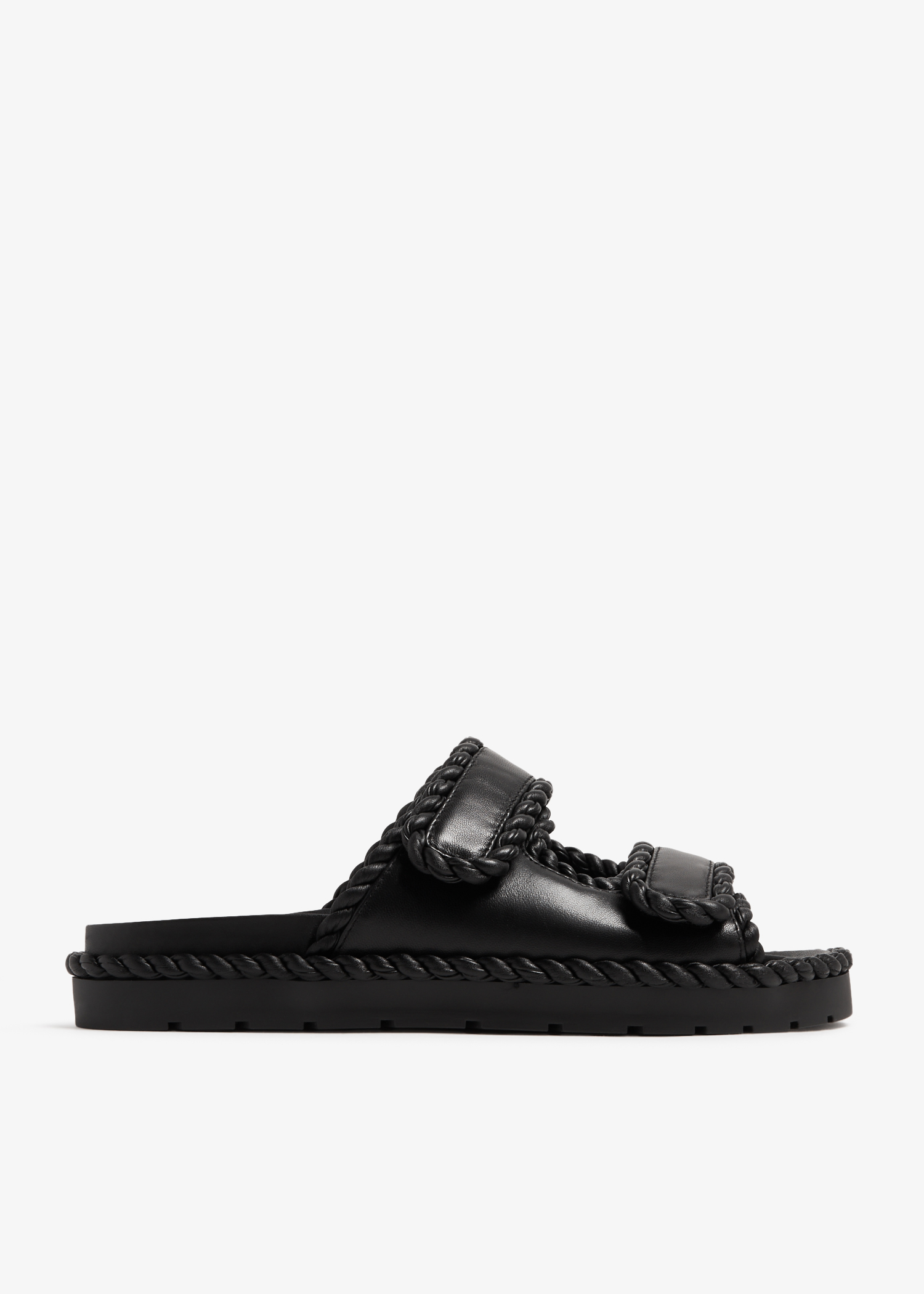 

Jack flat mules, Black