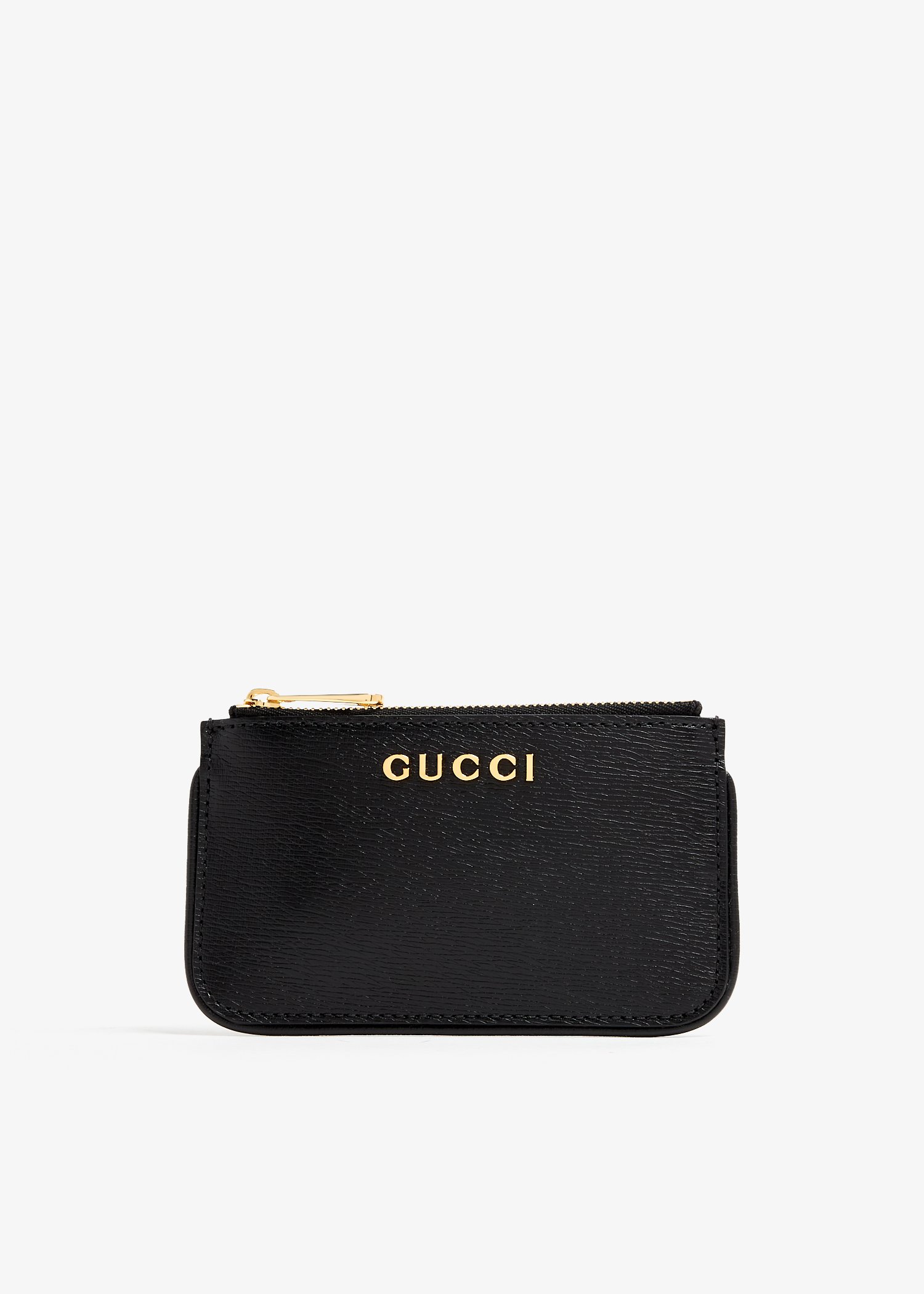 

Gucci Script key case, Black