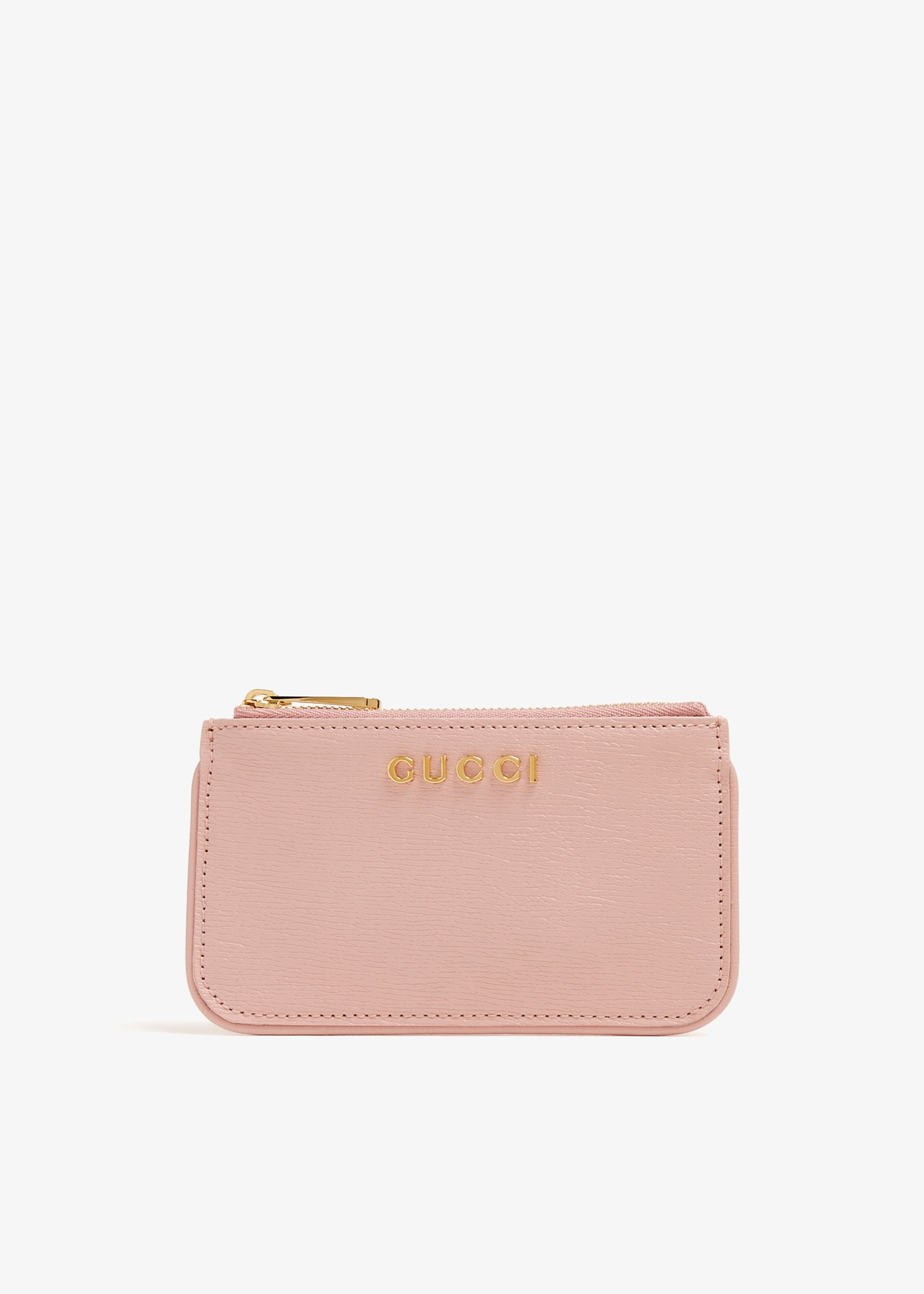 

Gucci Script key case, Pink