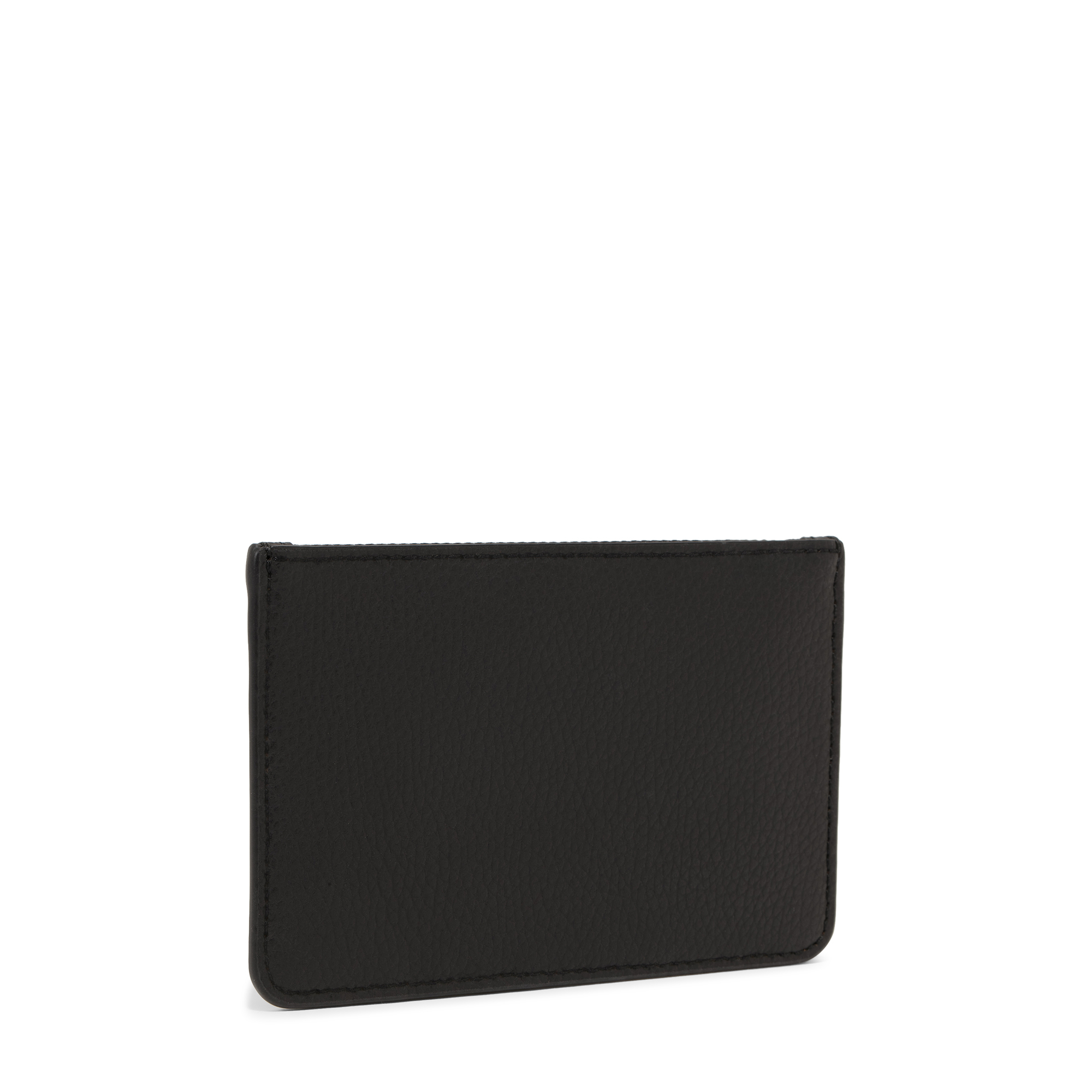 

Walker top-zip card case, Black