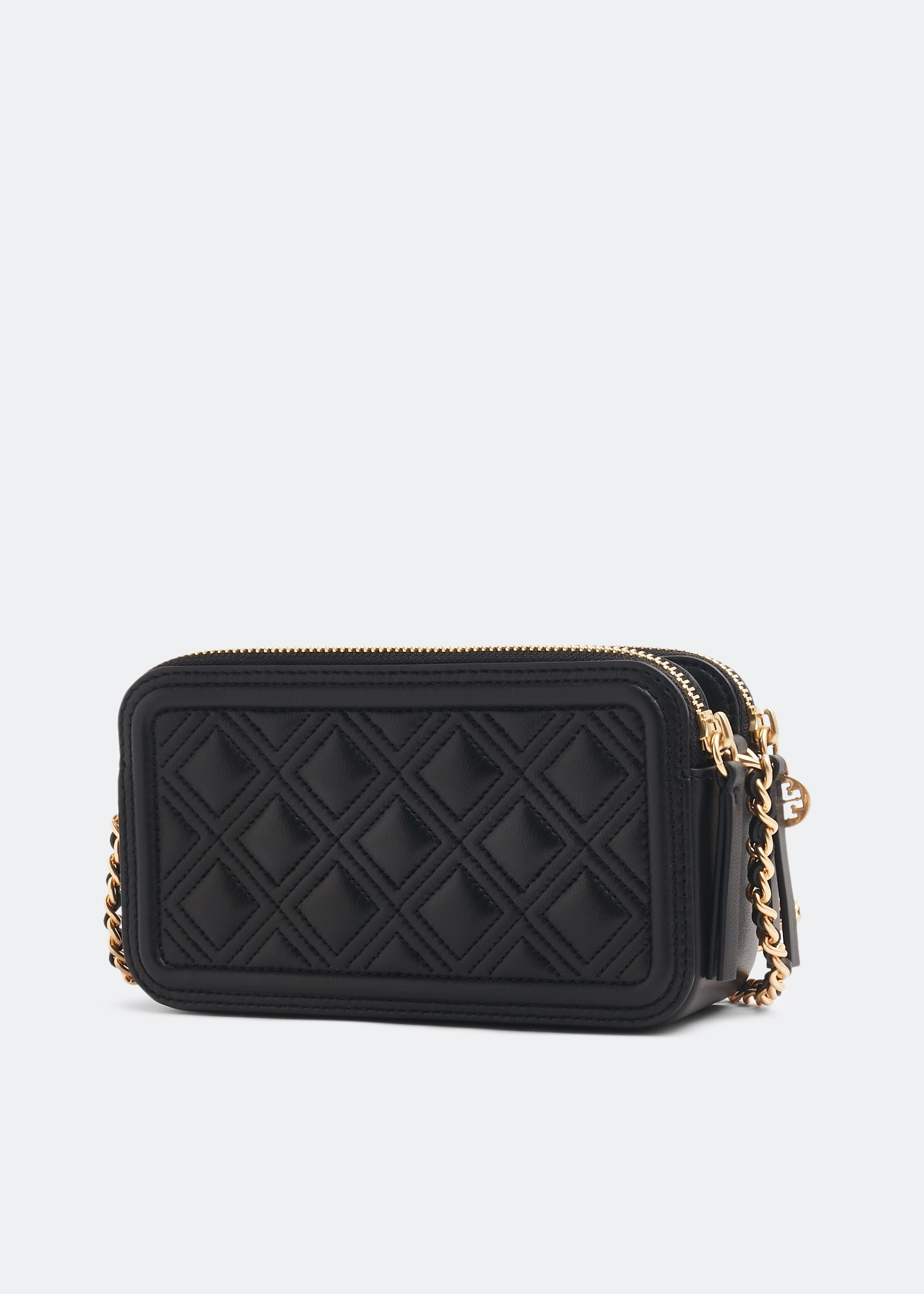 Tory Burch Fleming double-zip mini bag for Women - Black in KSA | Level  Shoes