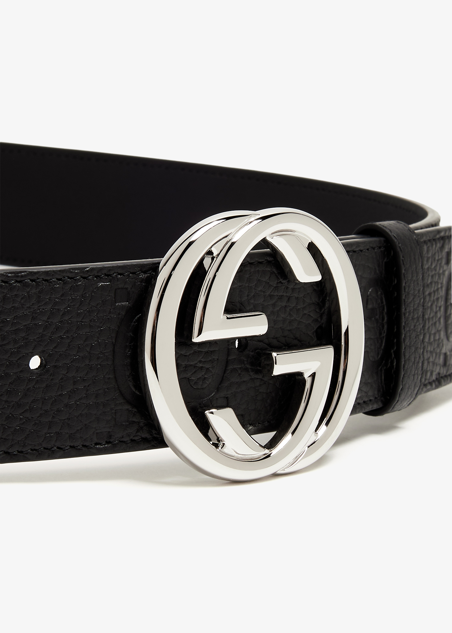 Gucci interlocking belt hotsell