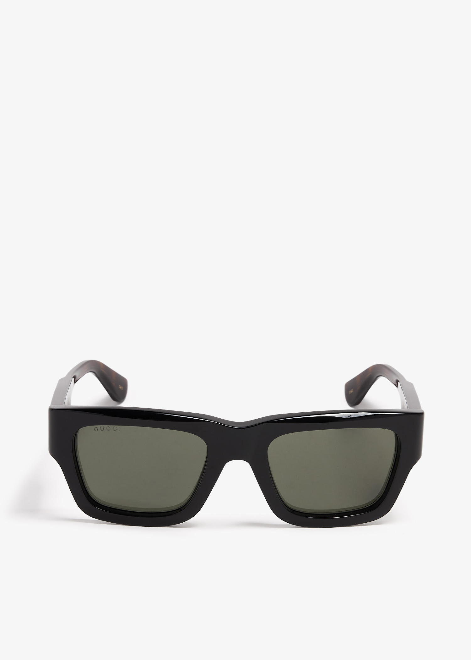 Gucci Rectangular frame sunglasses for Men Black in UAE Level Shoes