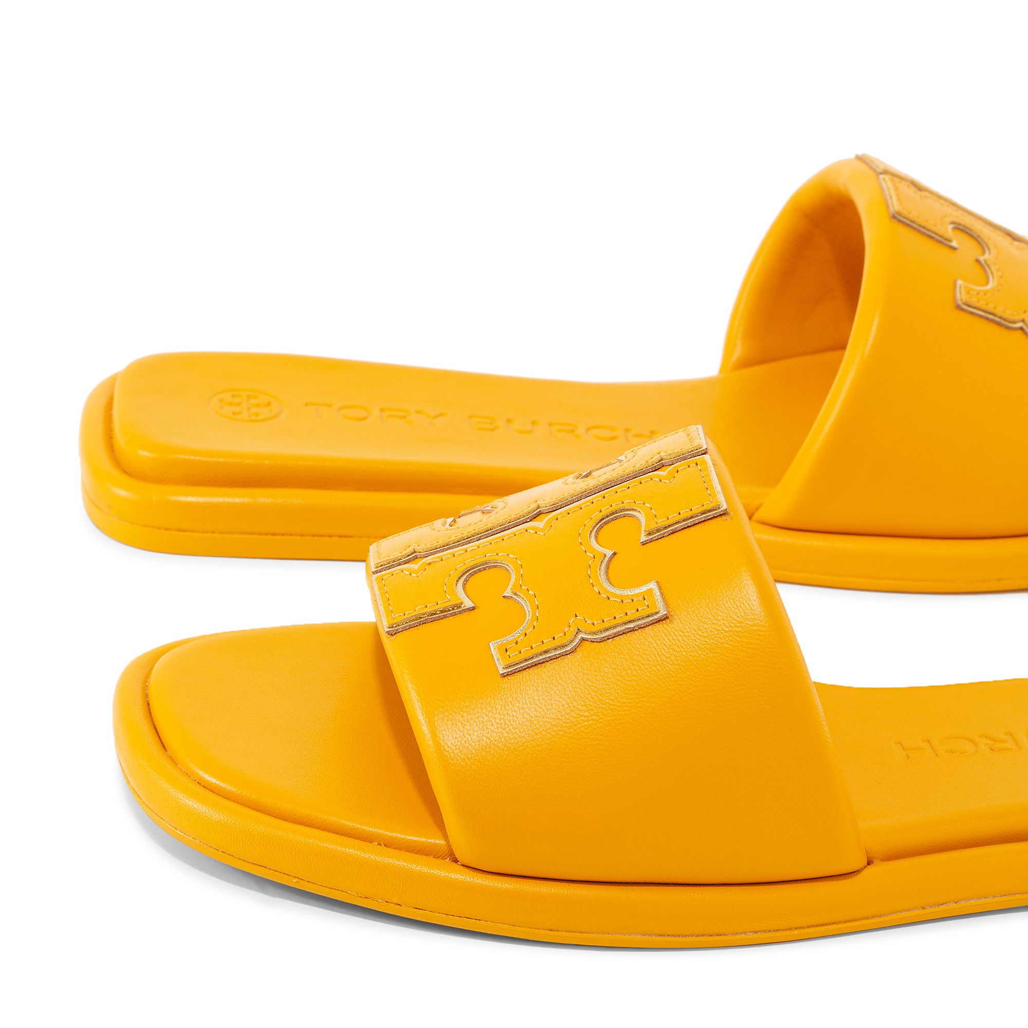 

Double T Sport slides, Yellow