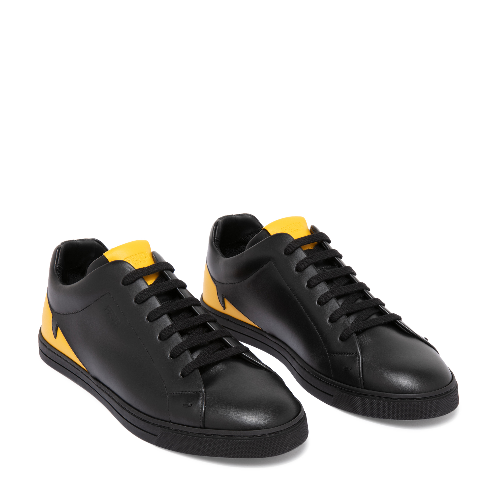 

Leather sneakers, Black