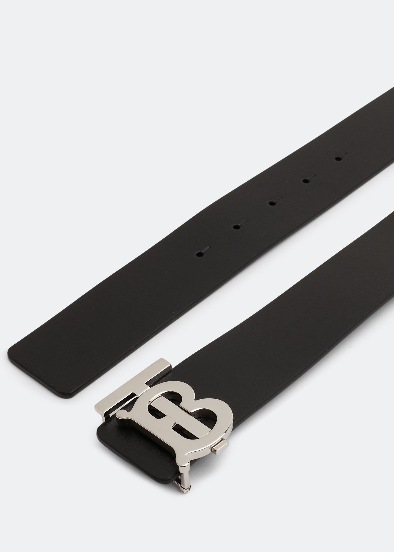 Burberry Men's Reversible Logo-Buckle Belt