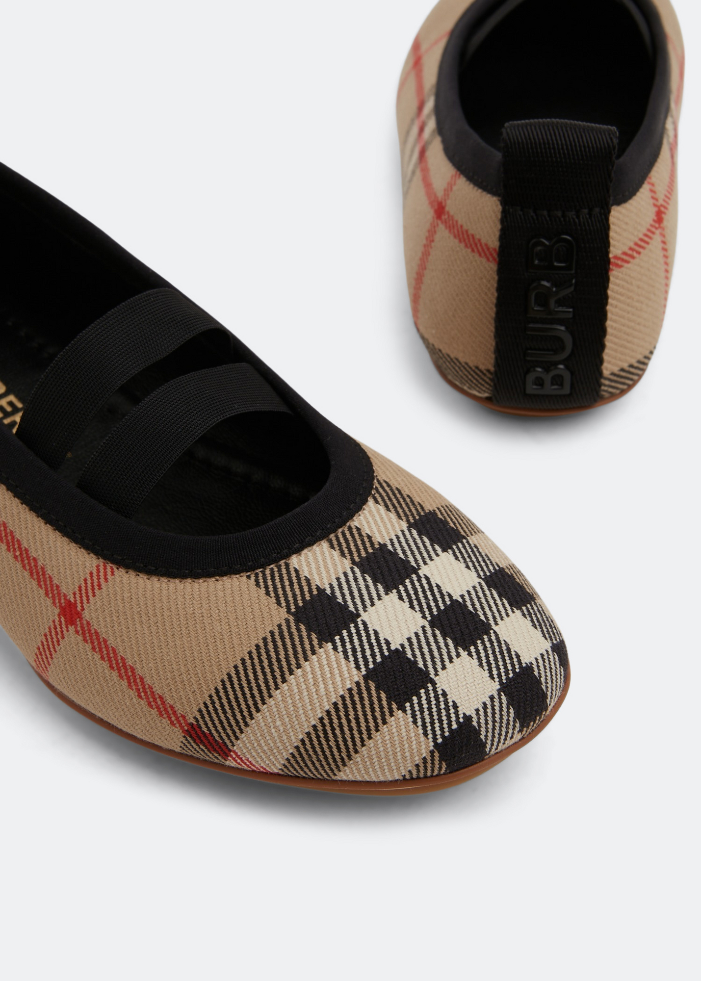 

Vintage Check ballerinas, Beige