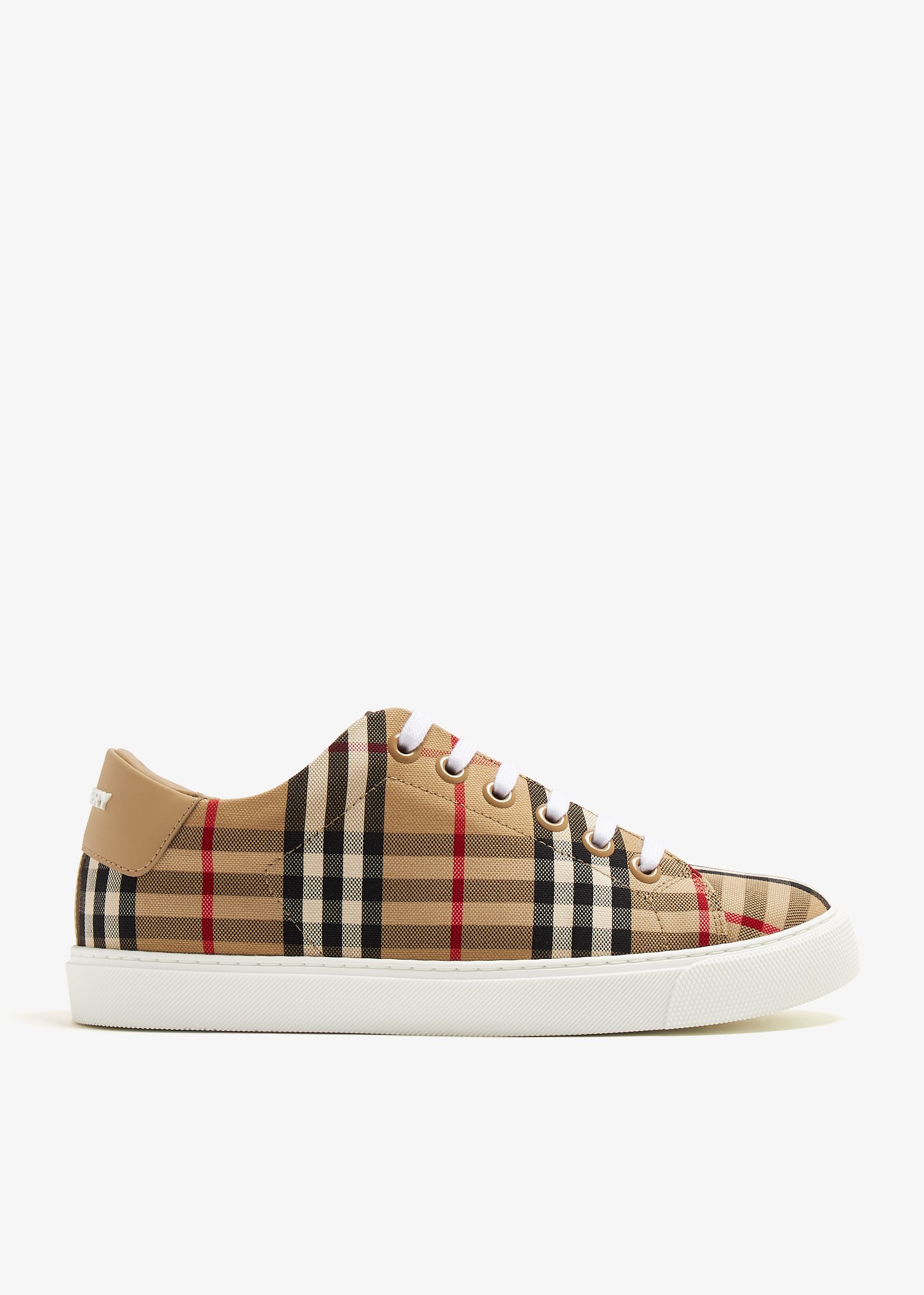 

Vintage check sneakers, Beige