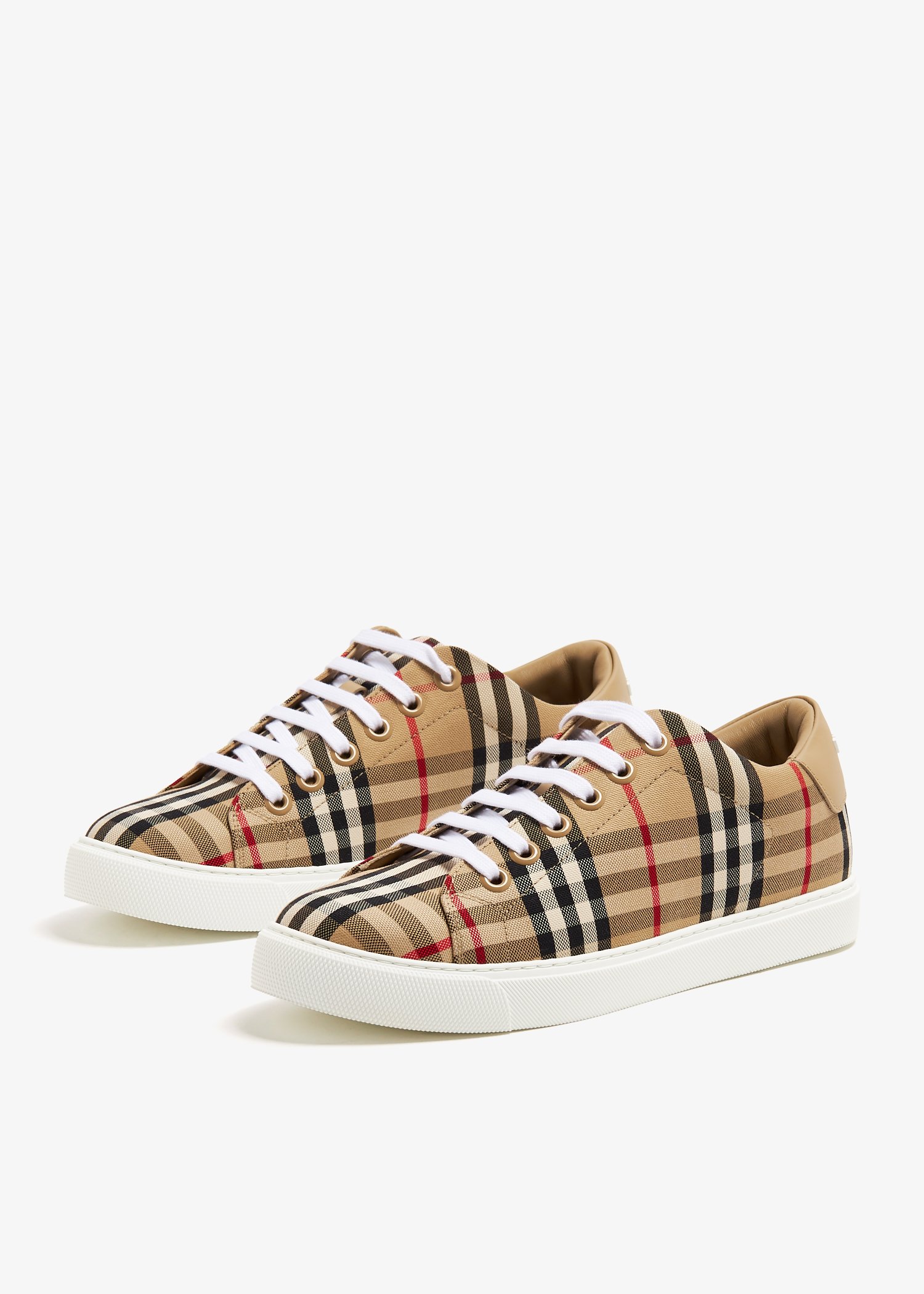 Burberry Vintage check sneakers for Women - Beige in KSA | Level Shoes