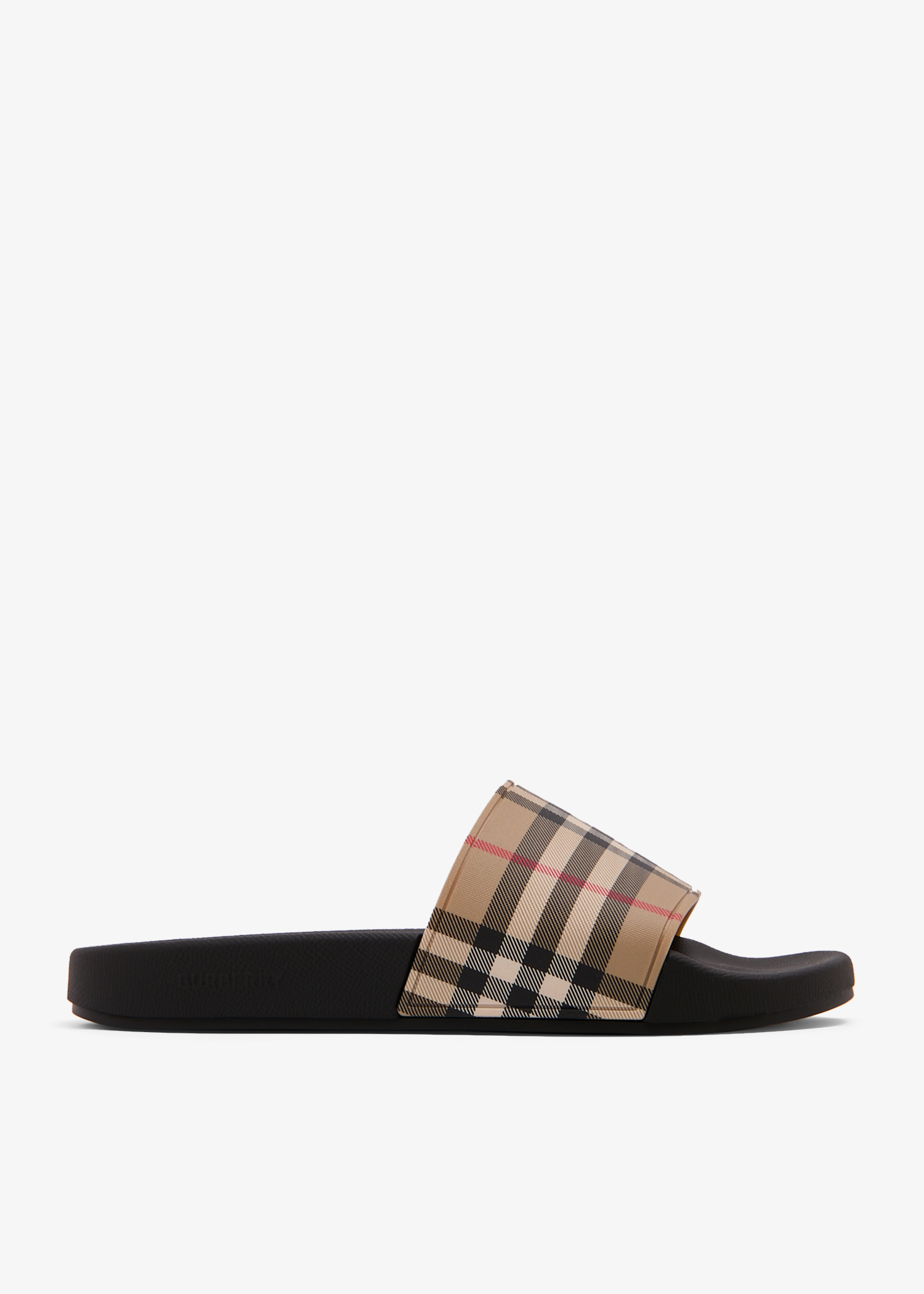 Burberry Furley slides for Women - Beige in UAE | Level Shoes