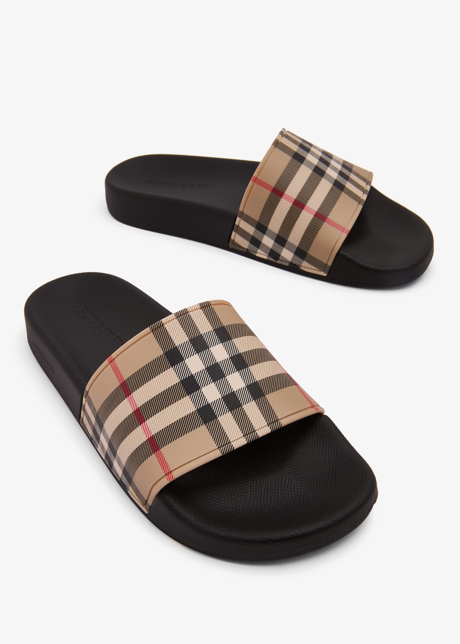 Burberry discount furley slides