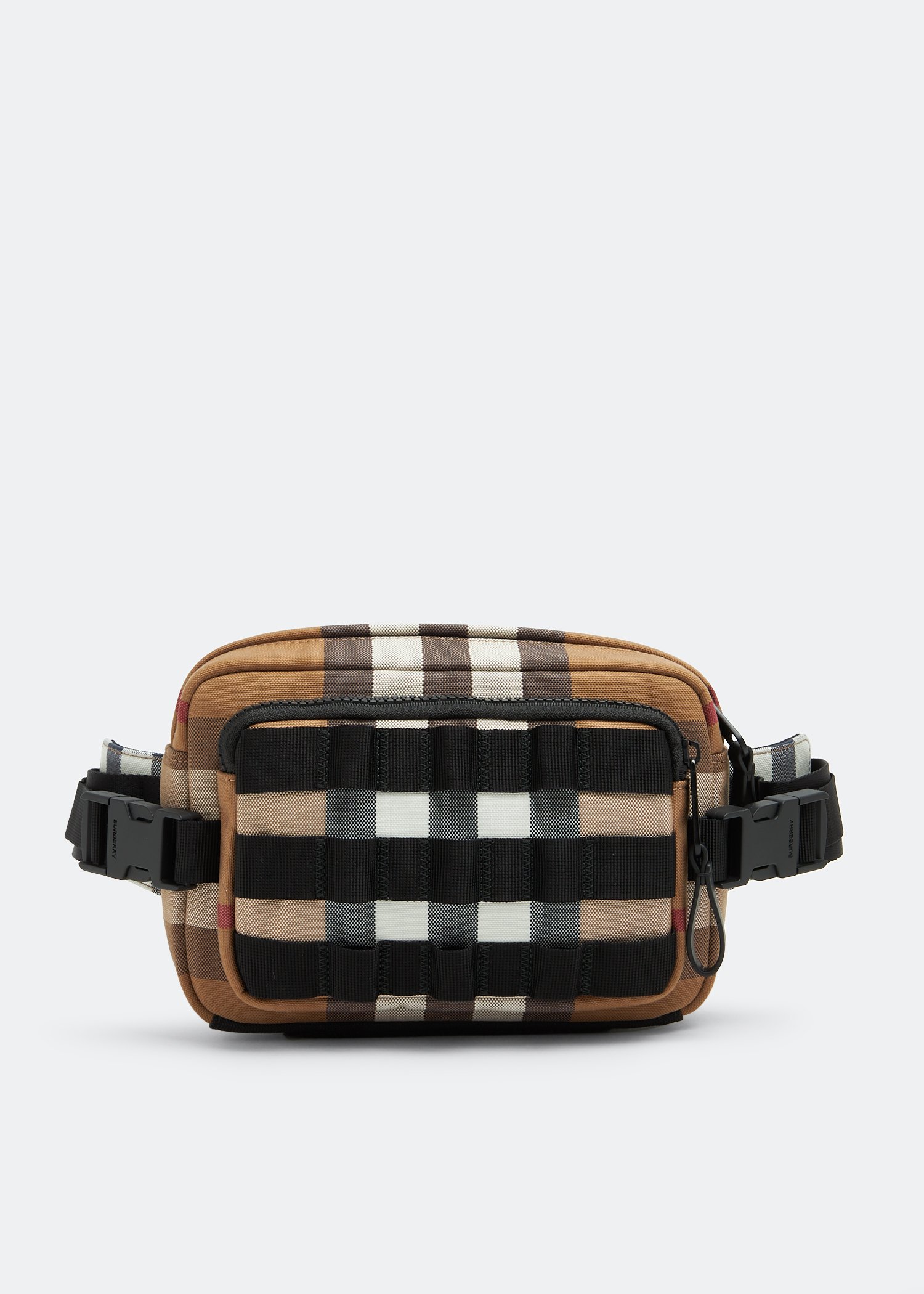 Burberry Men's Paddy Check Motif Crossbody Bag Messenger