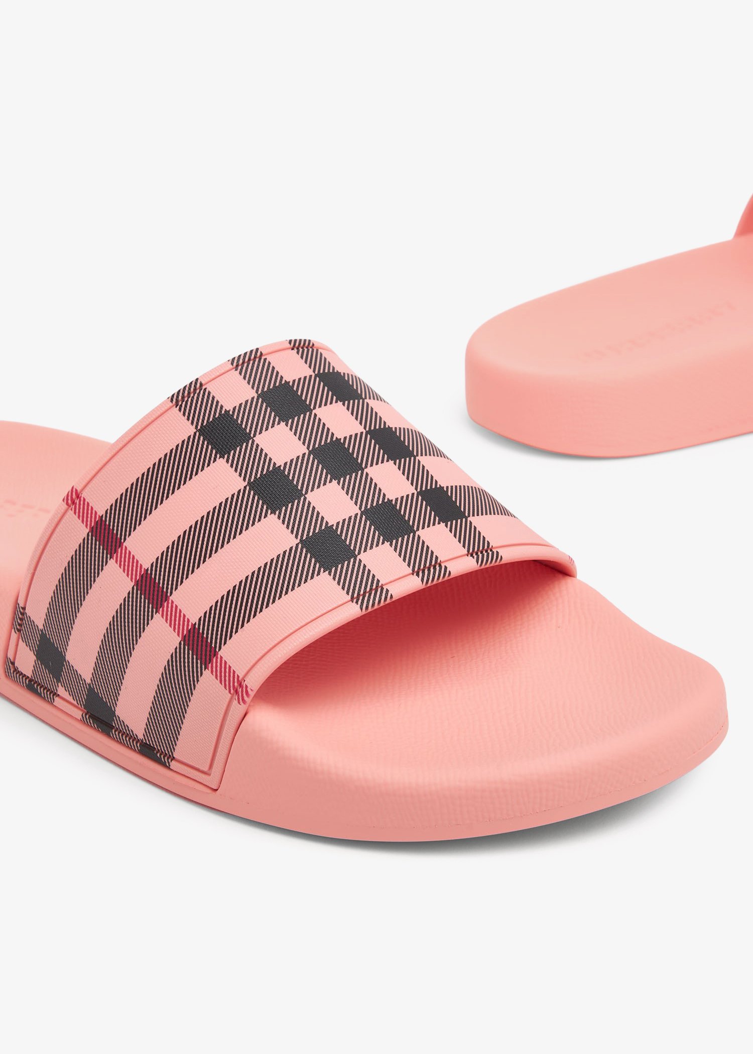 Womens burberry online sliders