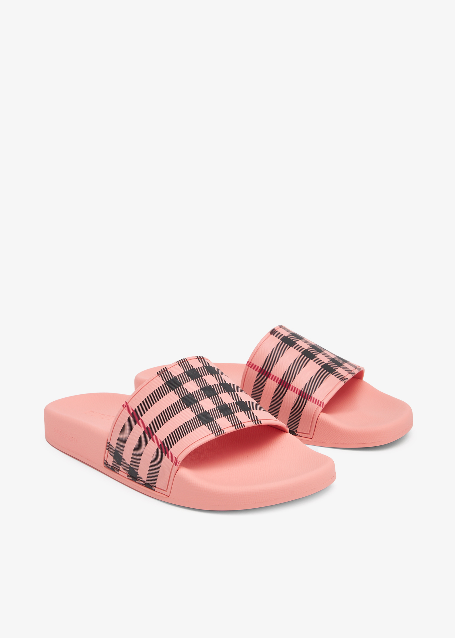 Burberry Furley slides for Women Pink in UAE Level Shoes