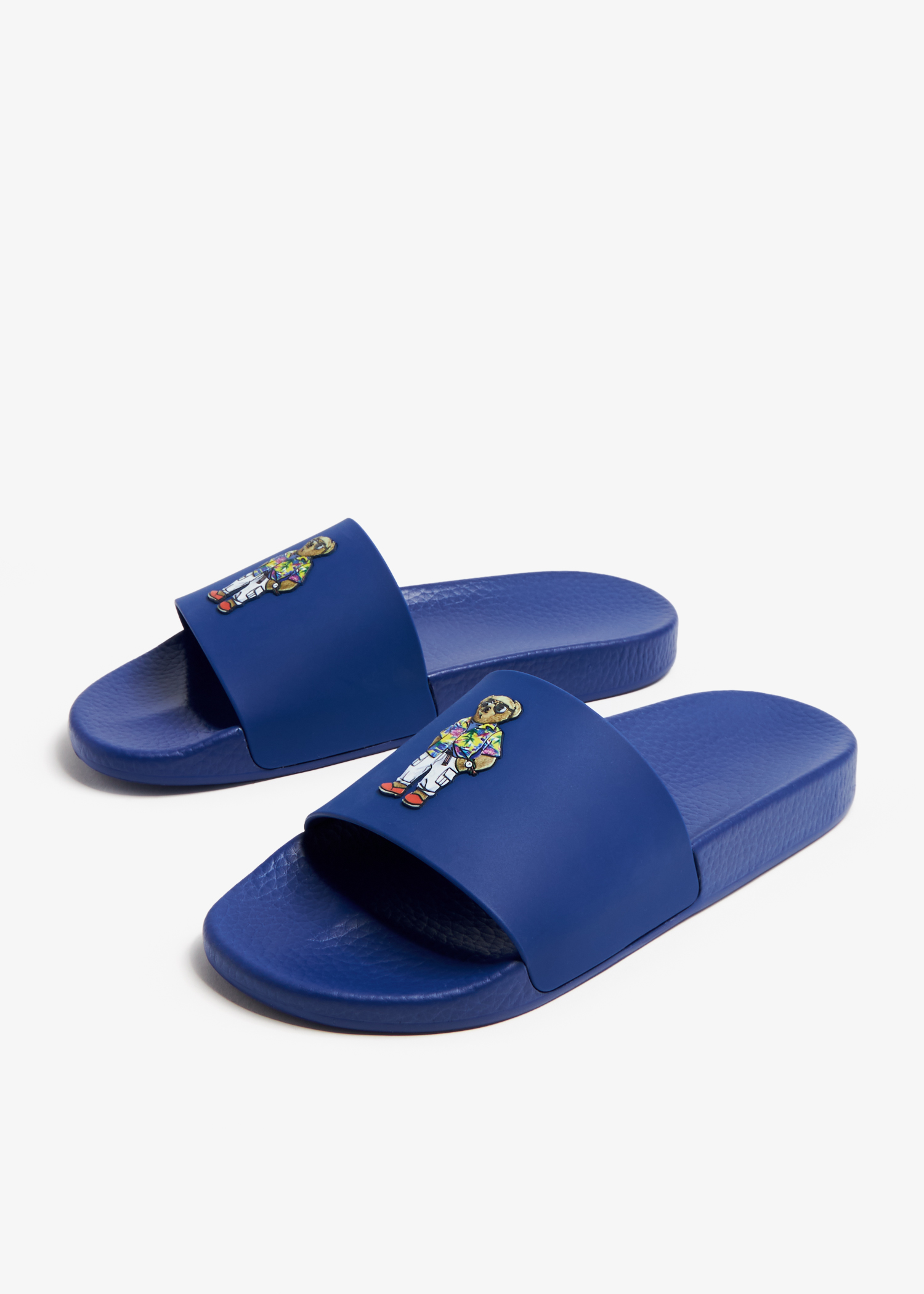 Mens polo slides best sale