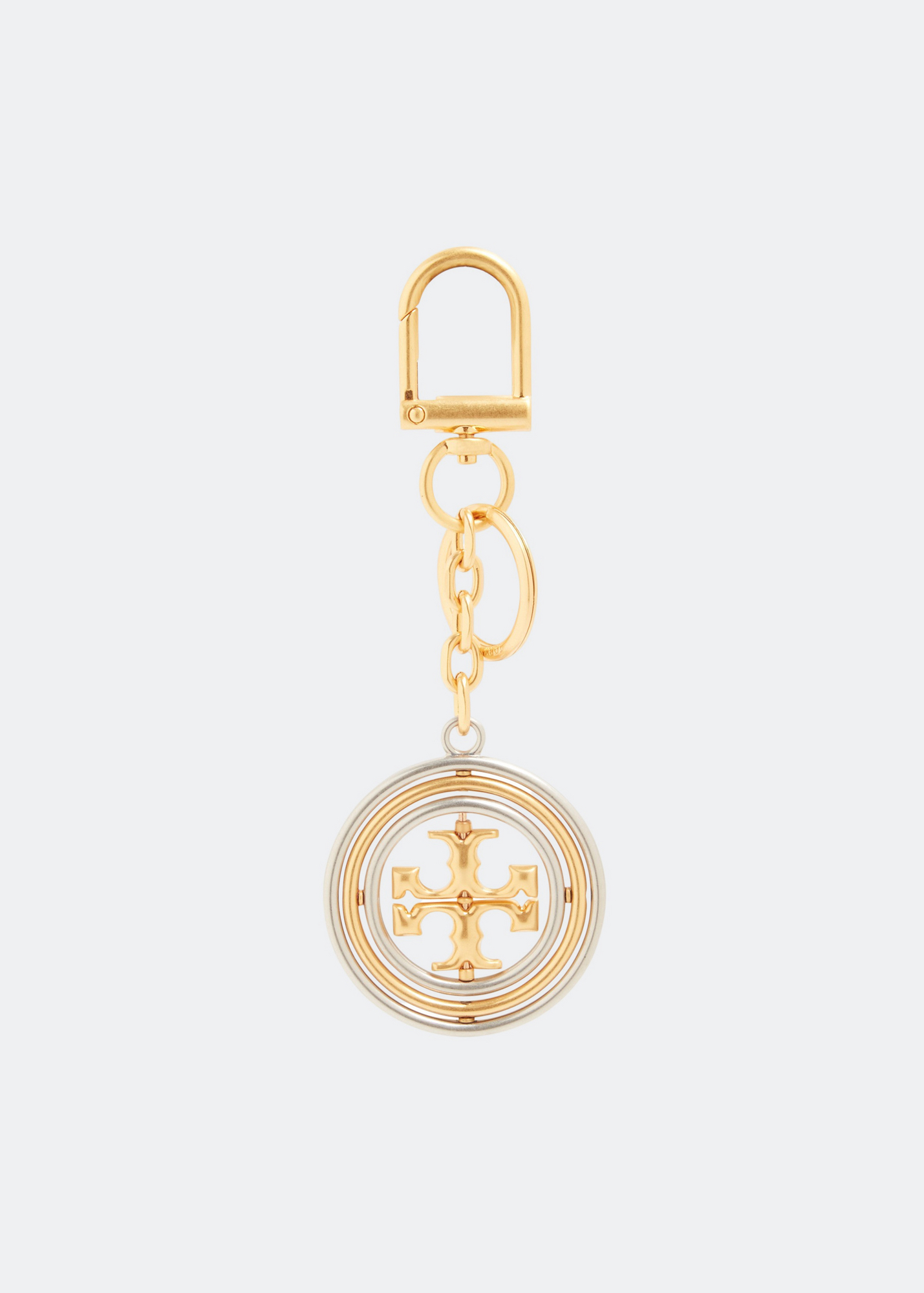 

Rotating Double T keyring, Gold