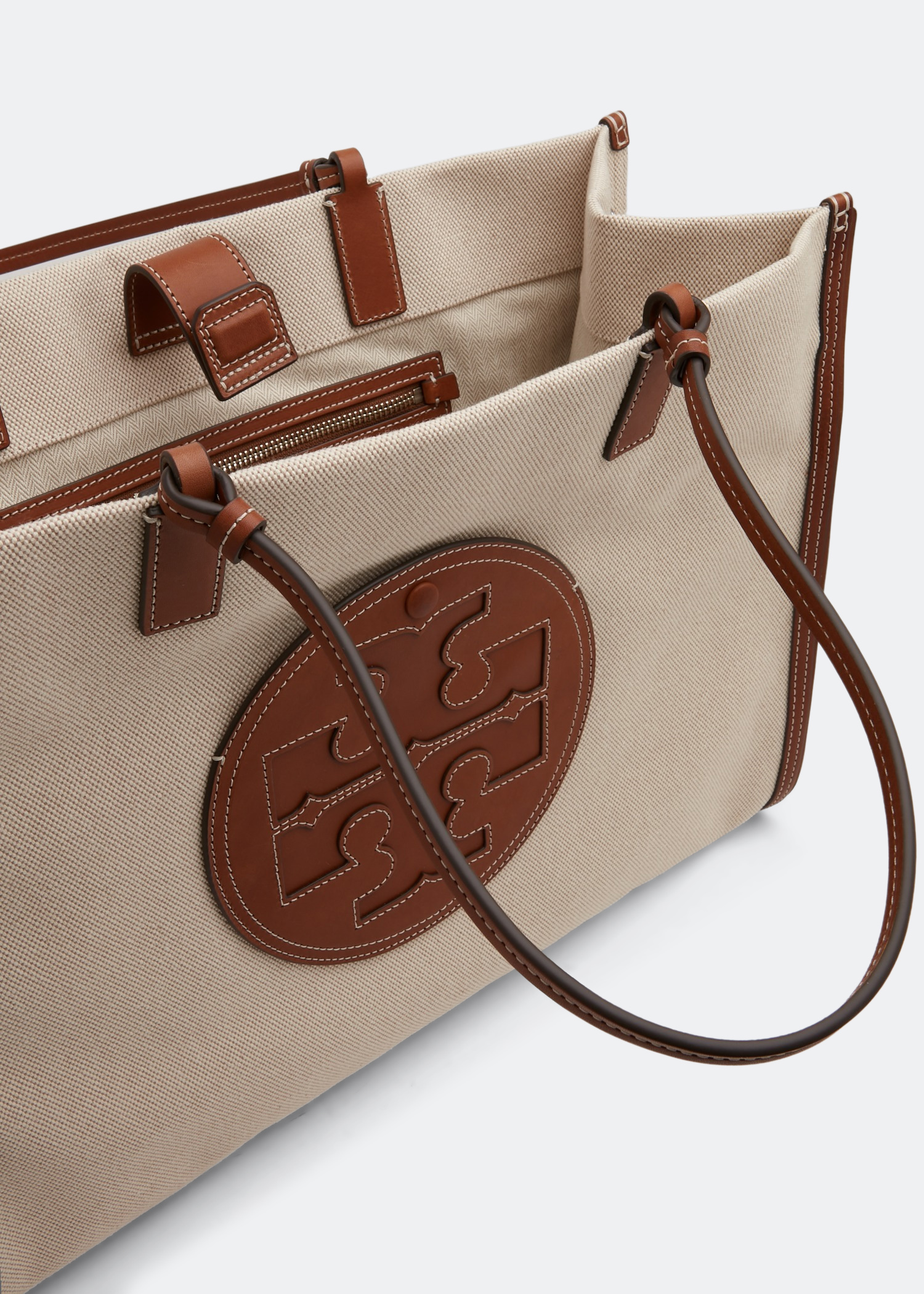 Tory Burch Ella canvas tote bag for Women Beige in UAE Level Shoes