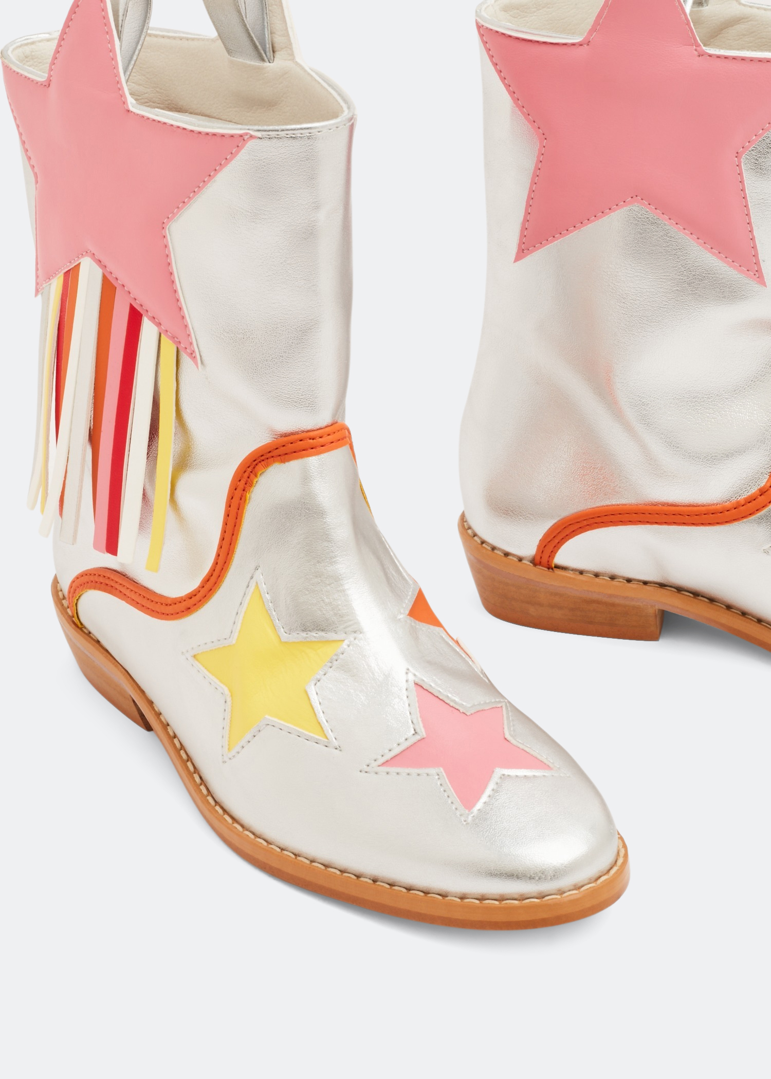 

Cosmic Star cowboy boots, Silver