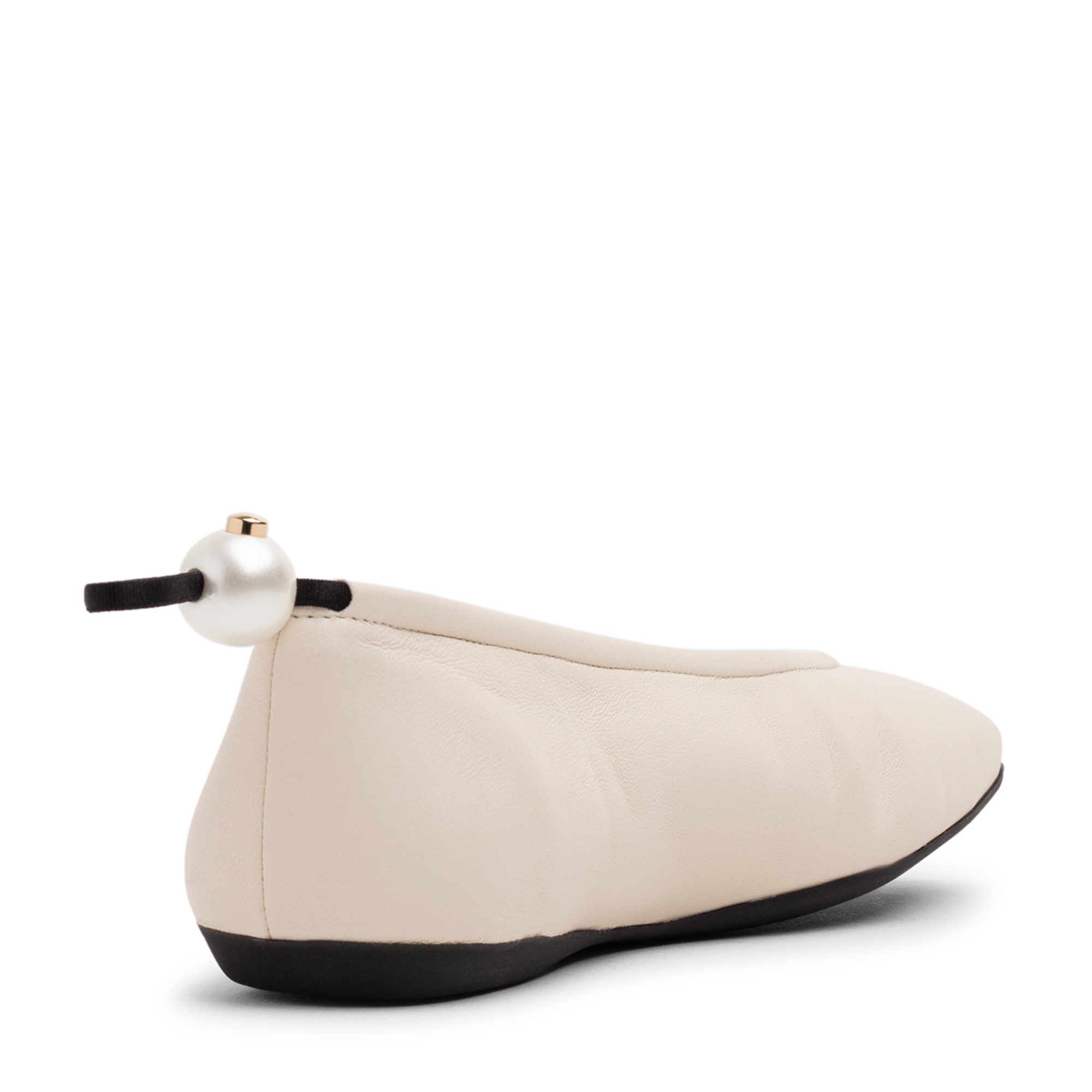 

Delfi ballet flats, White