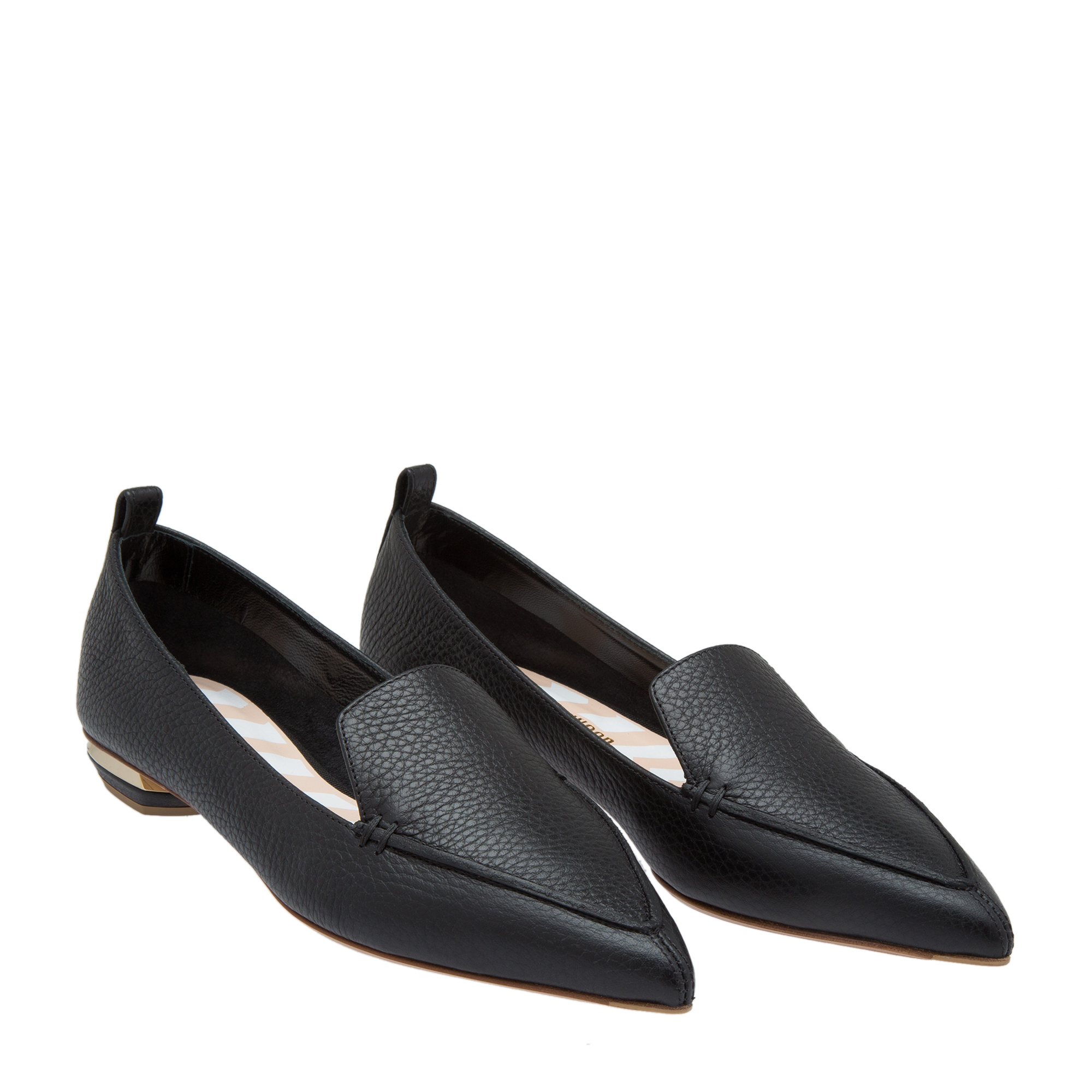 

Beya Botalatto leather loafers, Black