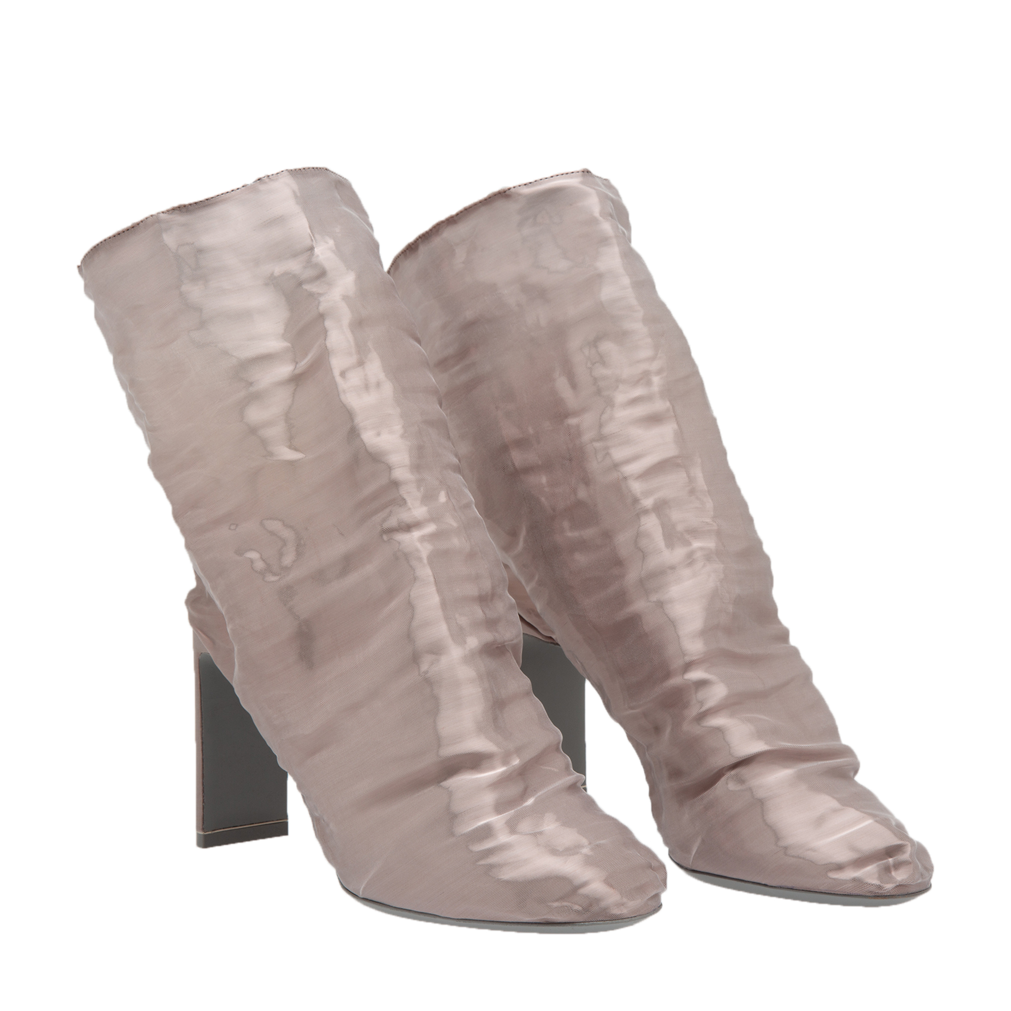 

Mid-calf boots, Silver