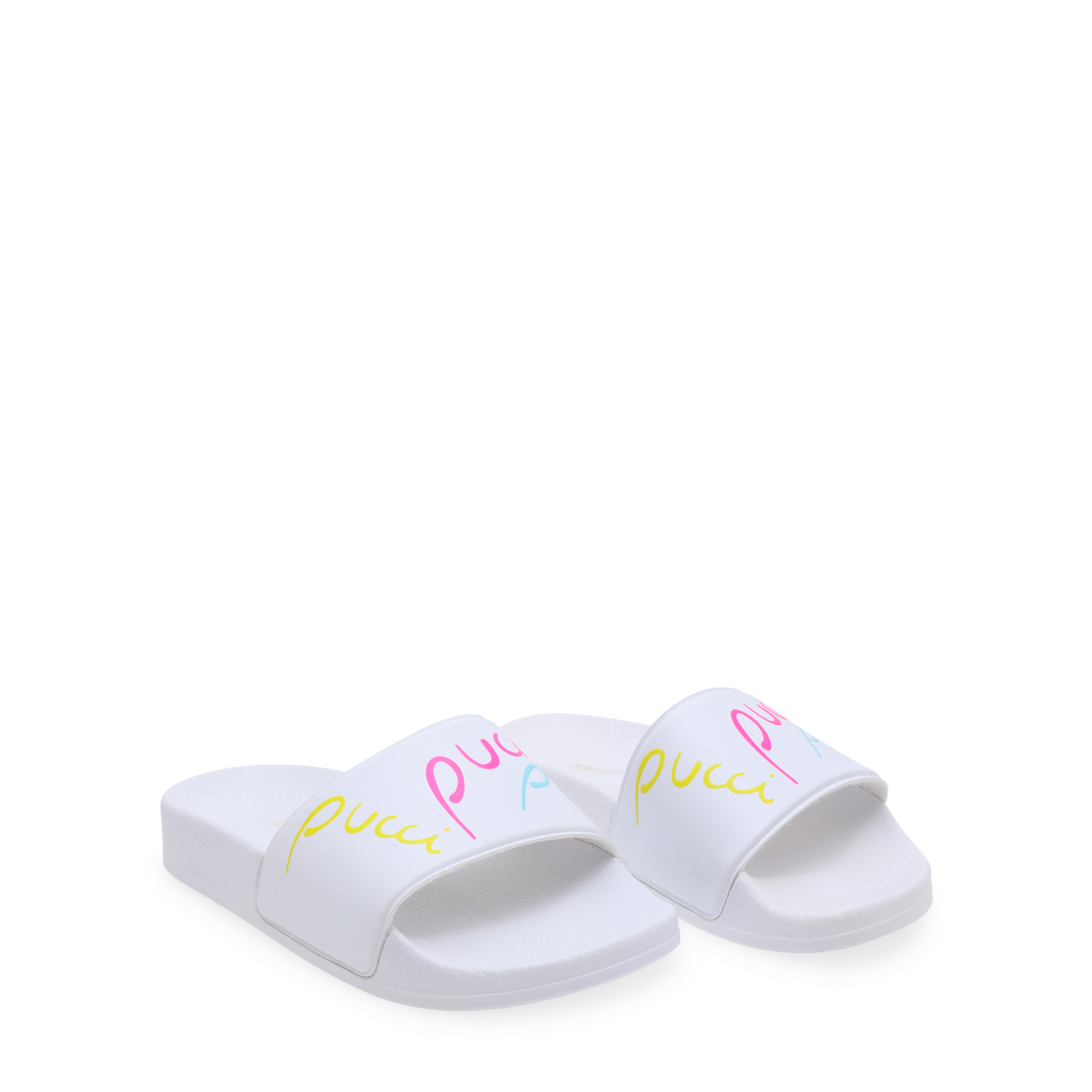 

Logo printed slides, White