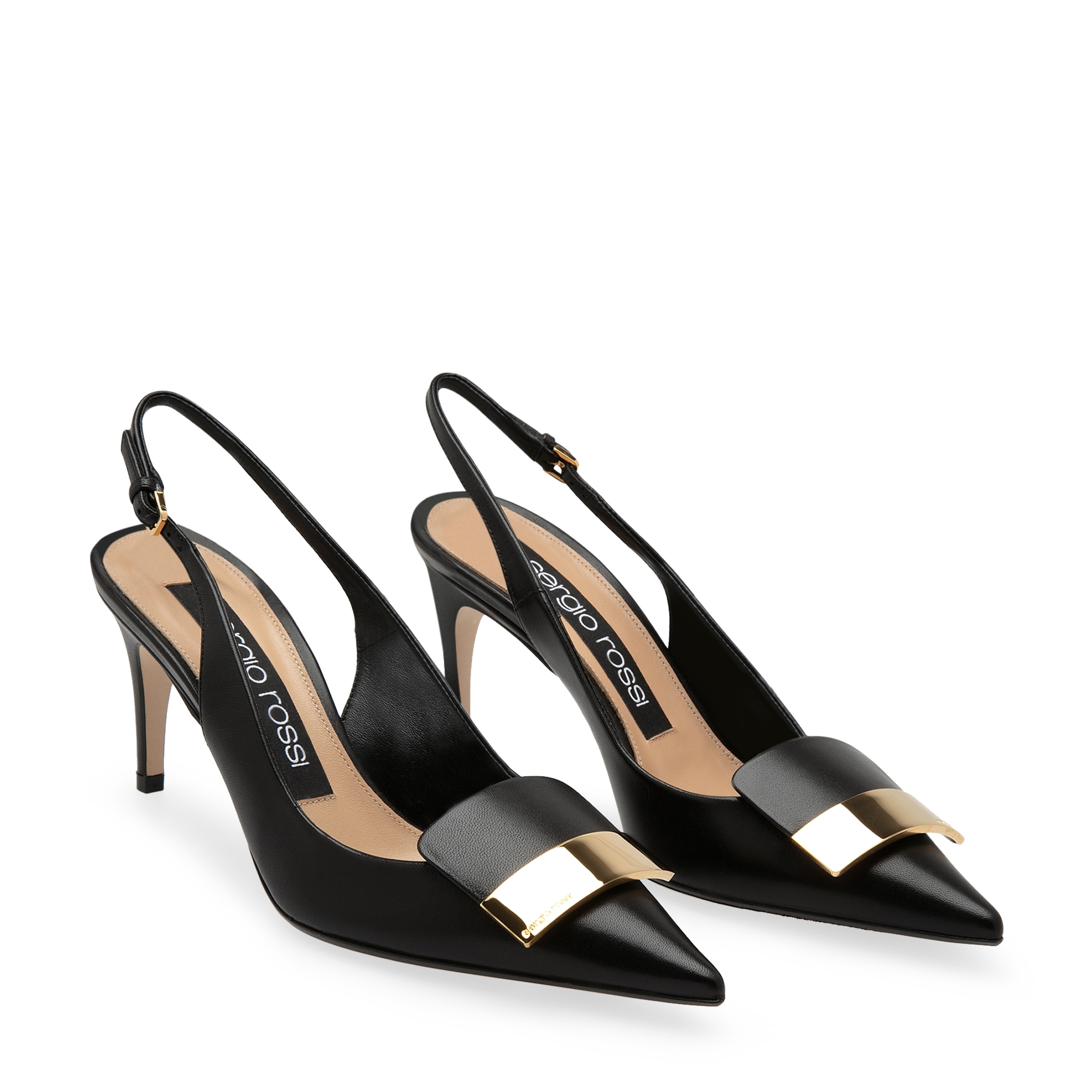 

SR1 slingback pumps, Black