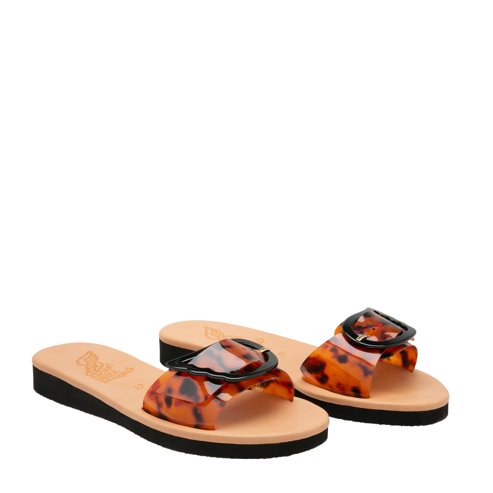 Ancient Greek Sandals Aglaia sandals for Women Animal print in