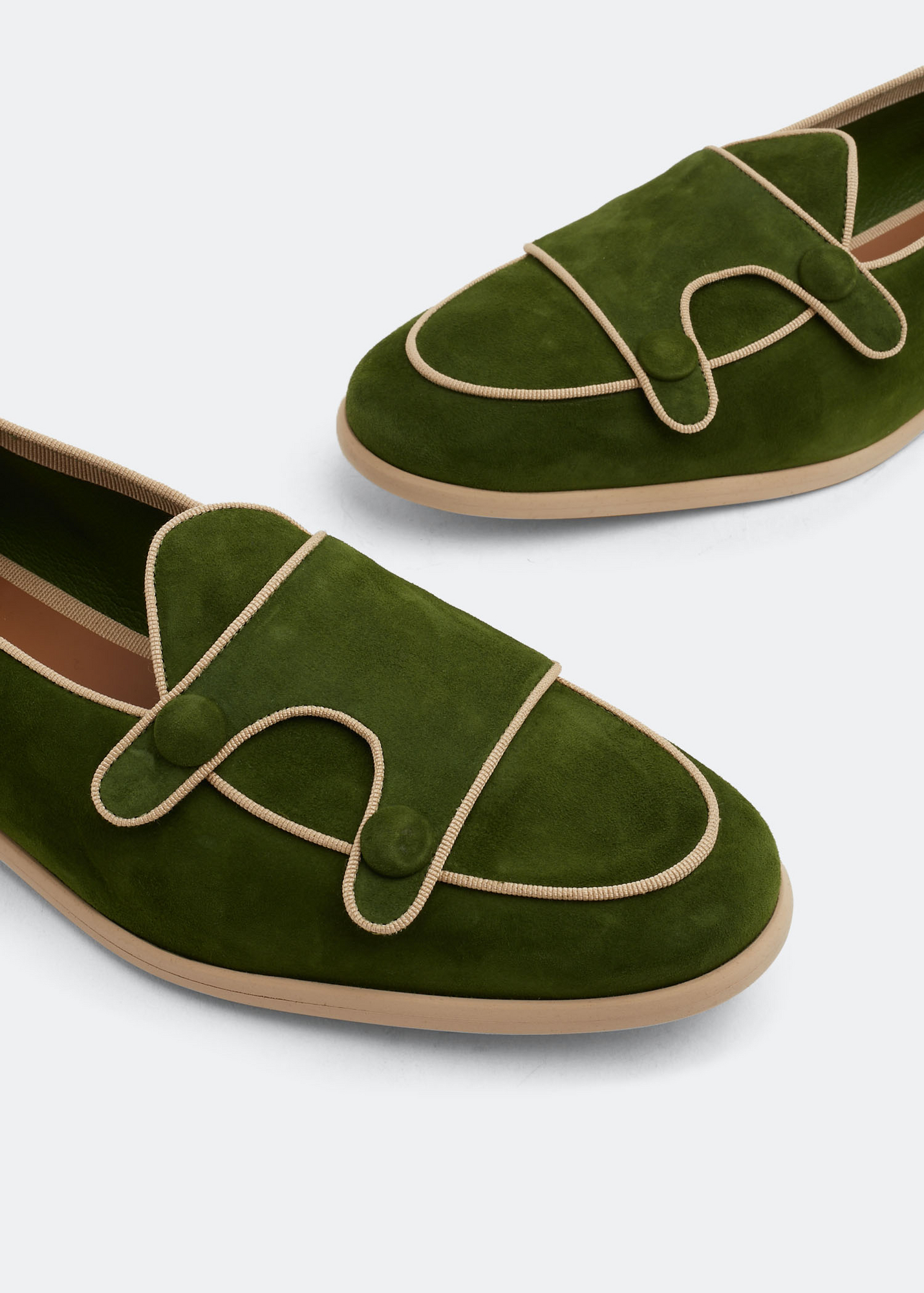 

Brera suede loafers, Green