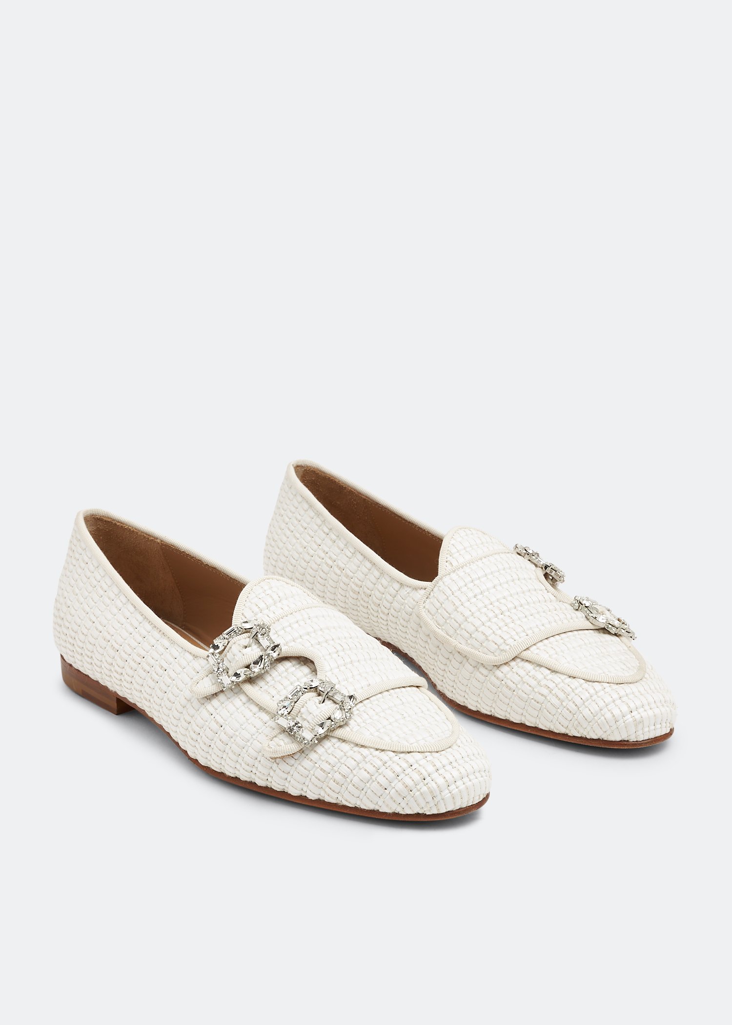 White 2024 designer loafers