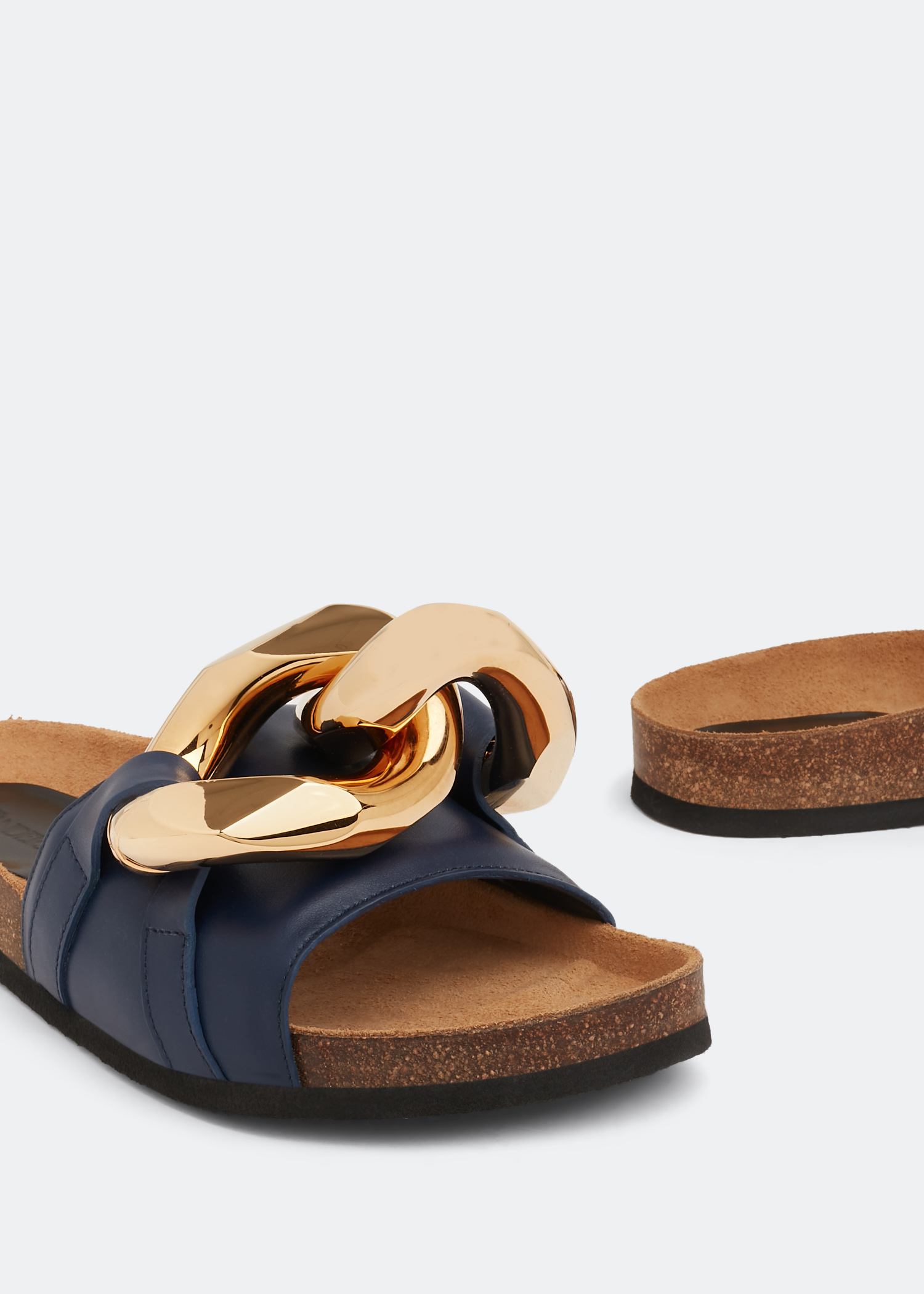 JW Anderson Chain slides for Women - Blue in UAE | Level Shoes