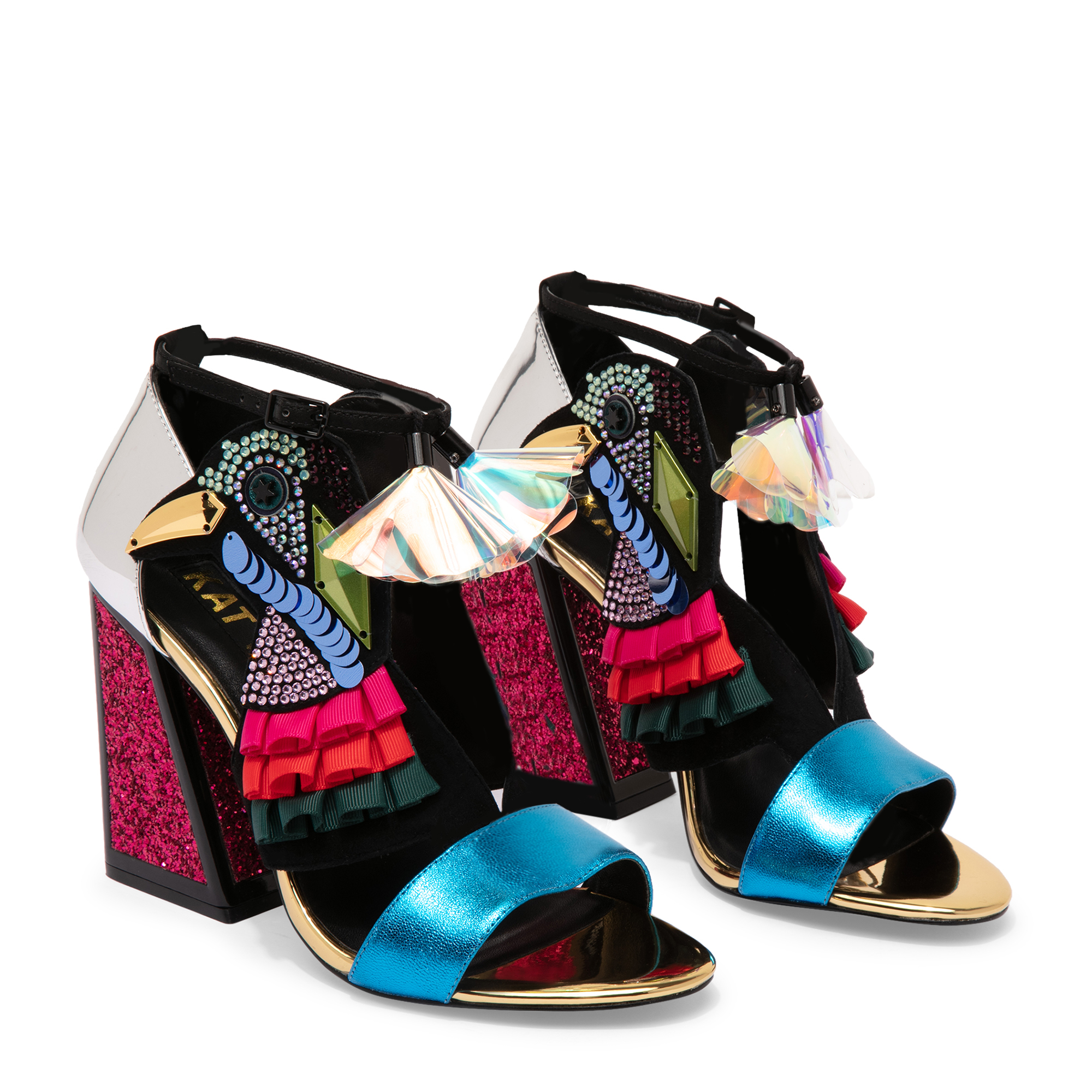 

Aya sandals, Multi-coloured