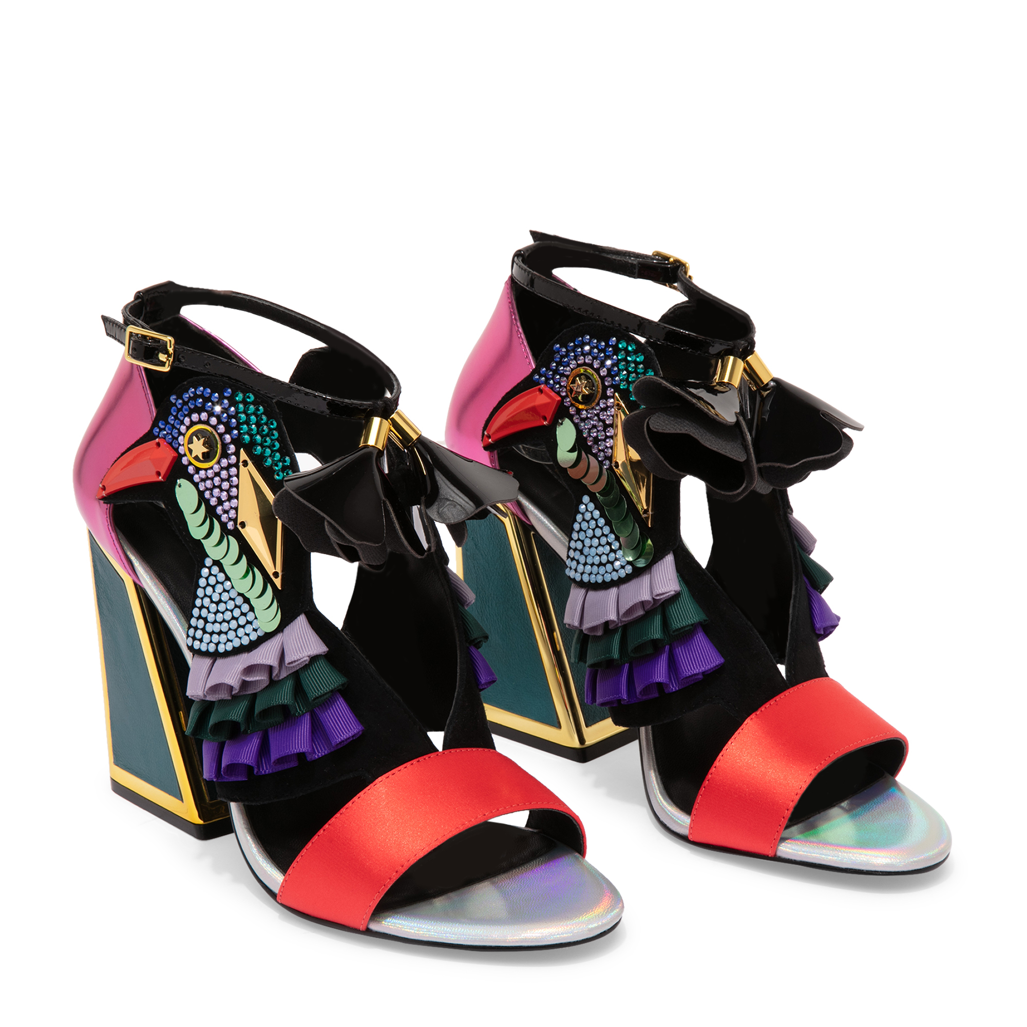 

Aya sandals, Multi-coloured