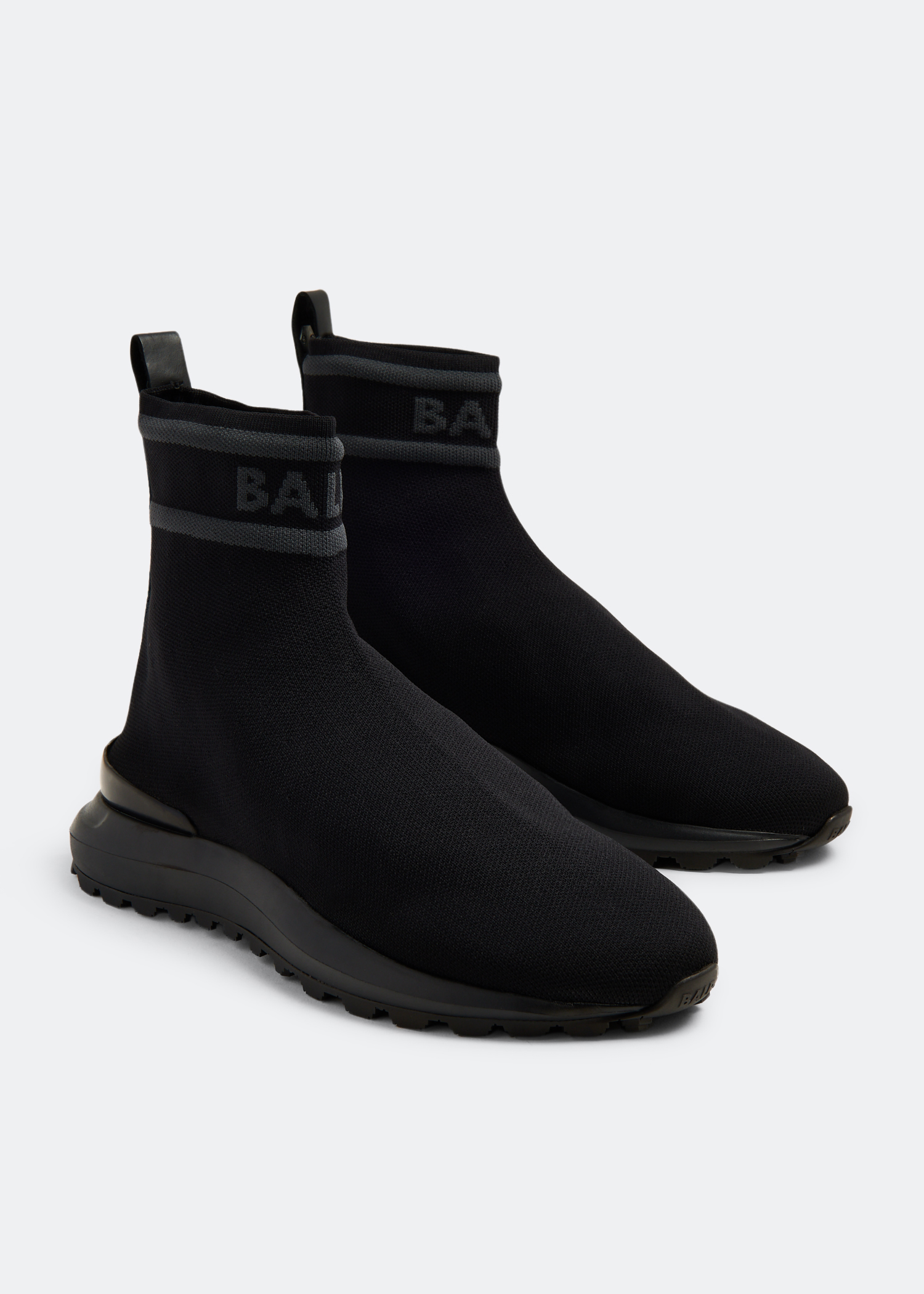 BALR. X6 logo sock sneakers for Men - Black in UAE | Level Shoes