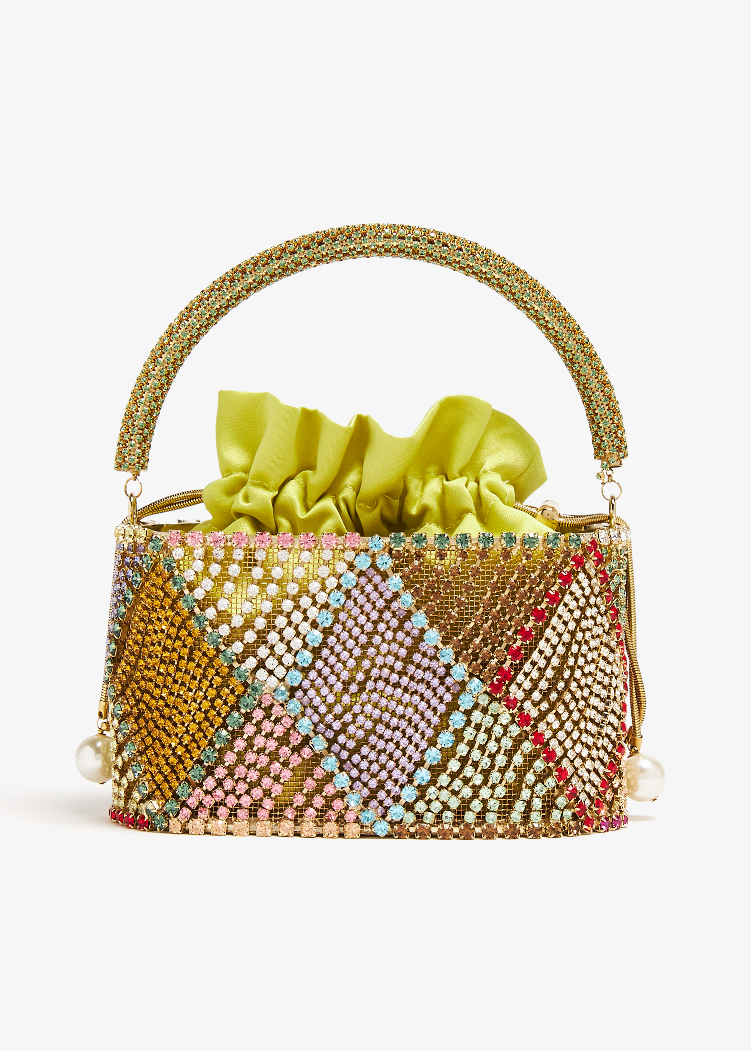 

Mini Holli Patchwork bag, Green