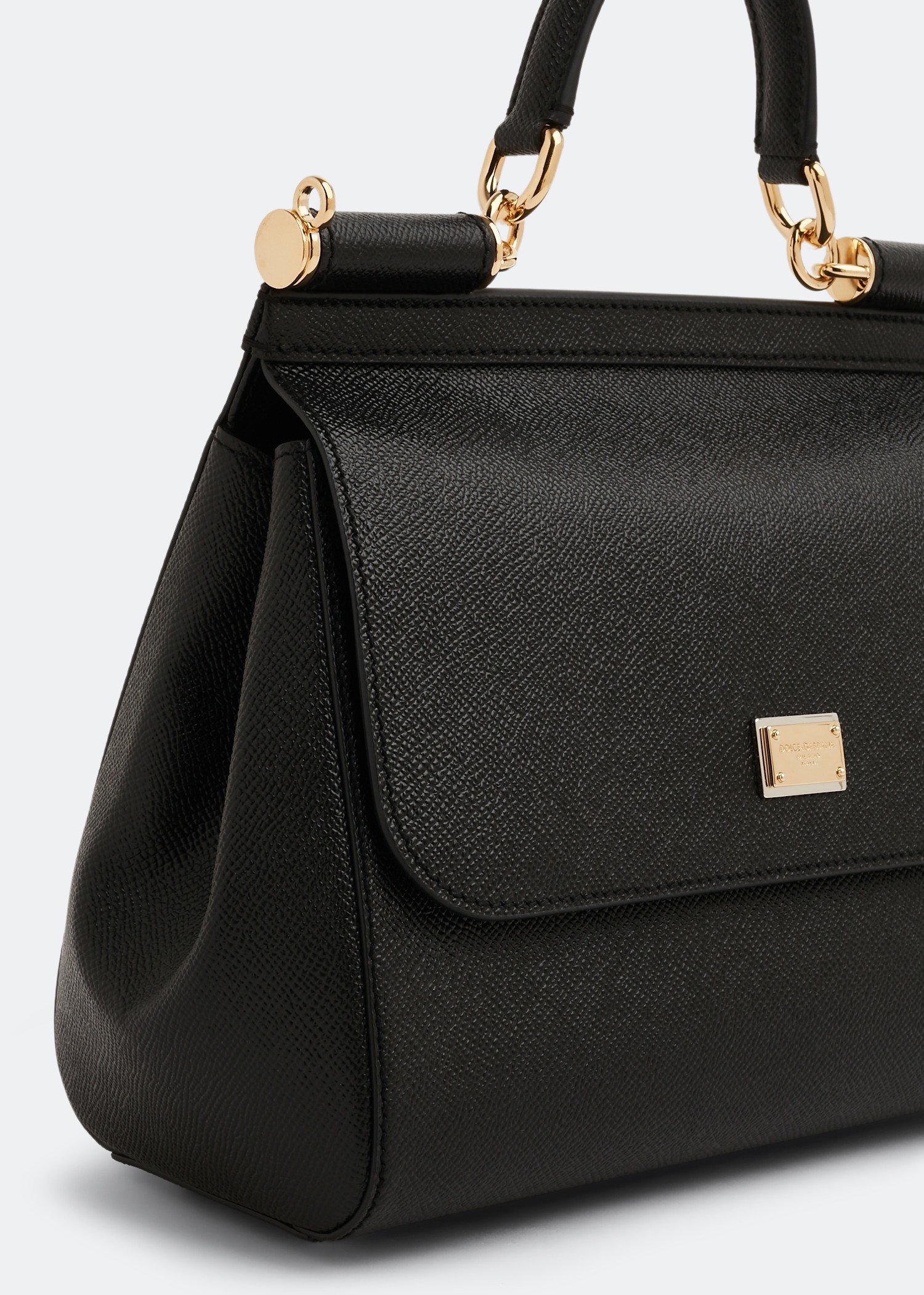 Medium Sicily handbag in Black